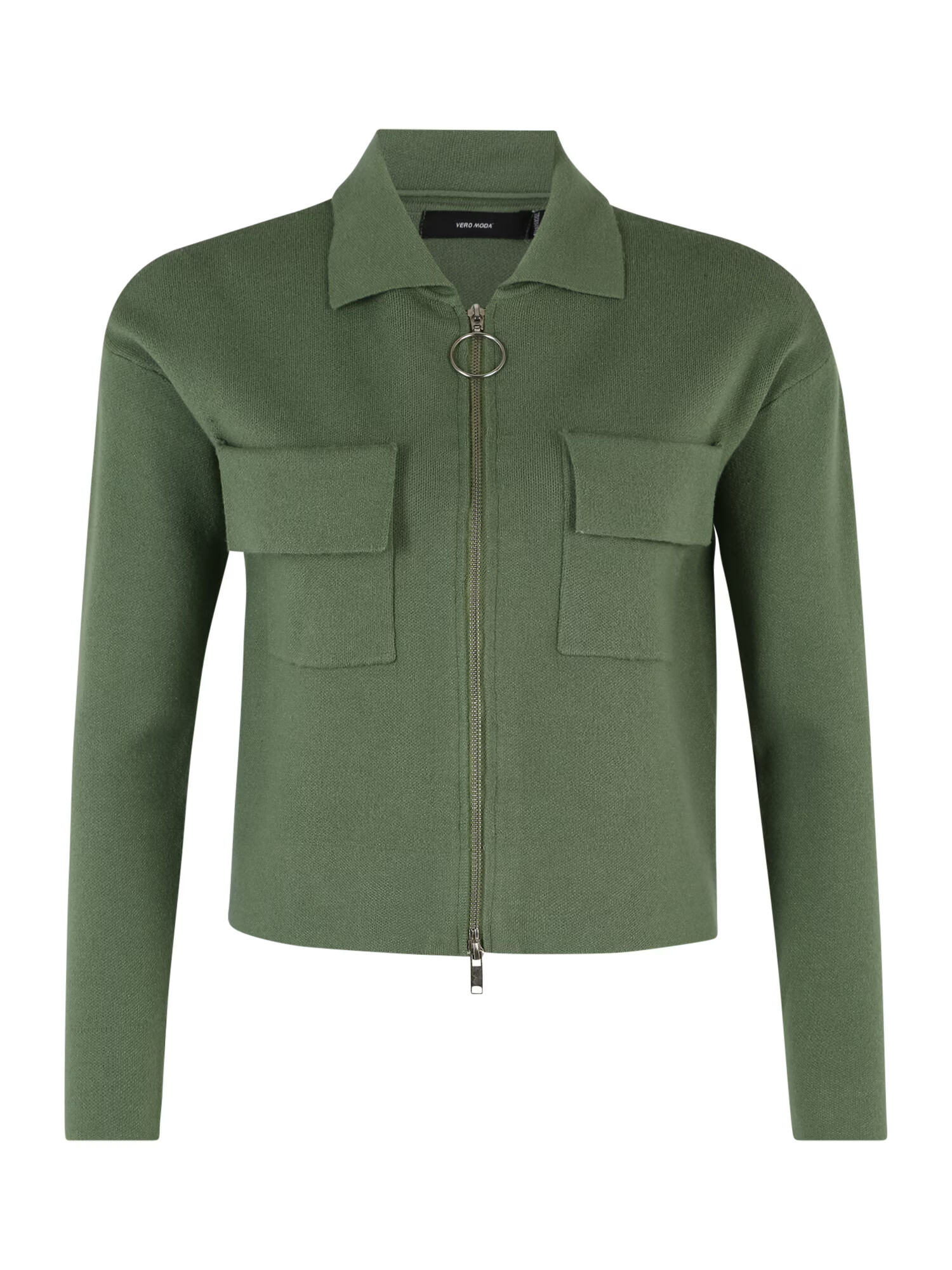 Vero Moda Petite Geacă tricotată 'GOLD' verde - Pled.ro