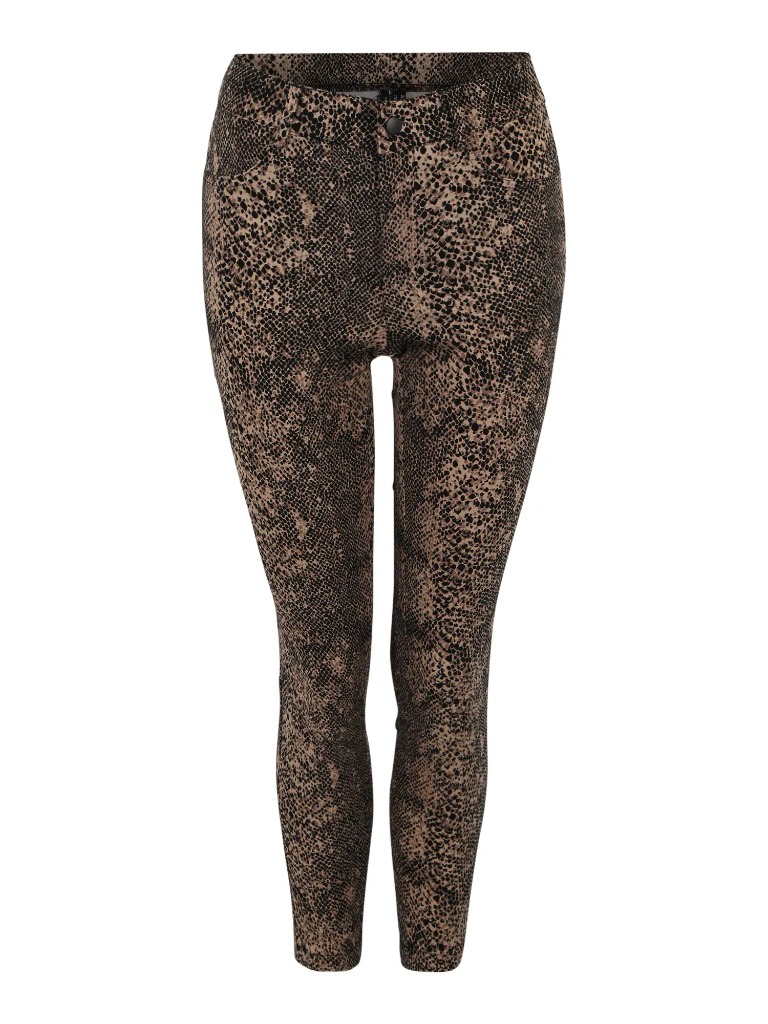 Vero Moda Petite Pantaloni 'NALA' maro / maro deschis / negru - Pled.ro