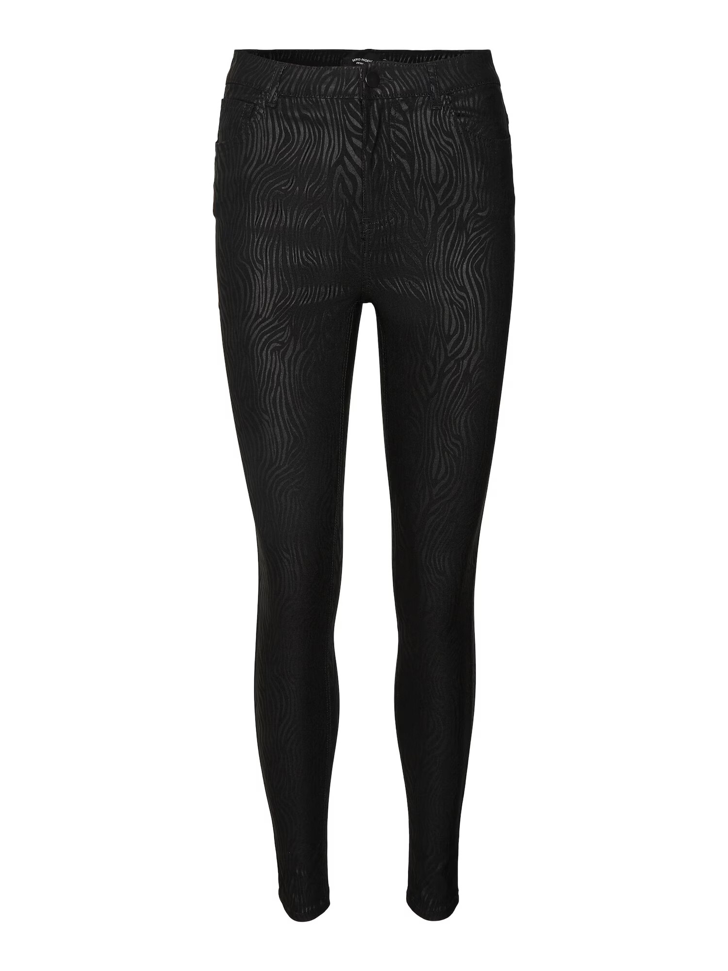 Vero Moda Petite Pantaloni 'SOPHIA' gri închis / negru - Pled.ro