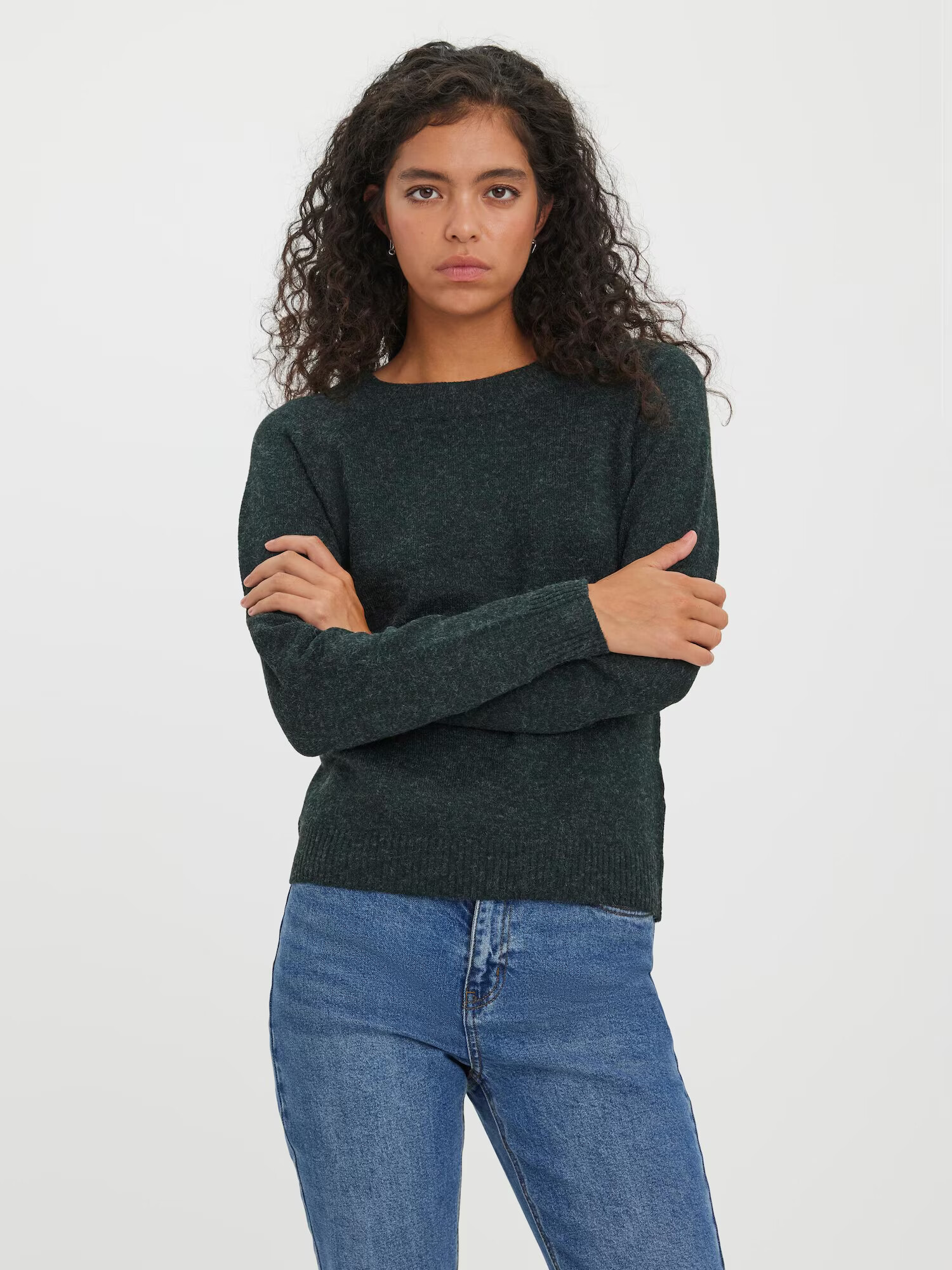 Vero Moda Petite Pulover 'Doffy' verde amestecat - Pled.ro