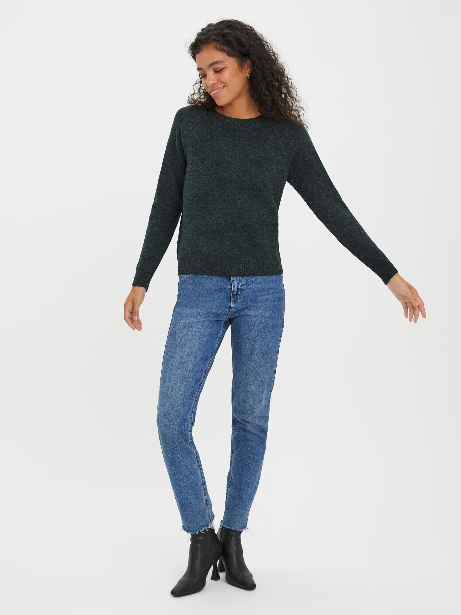 Vero Moda Petite Pulover 'Doffy' verde amestecat - Pled.ro