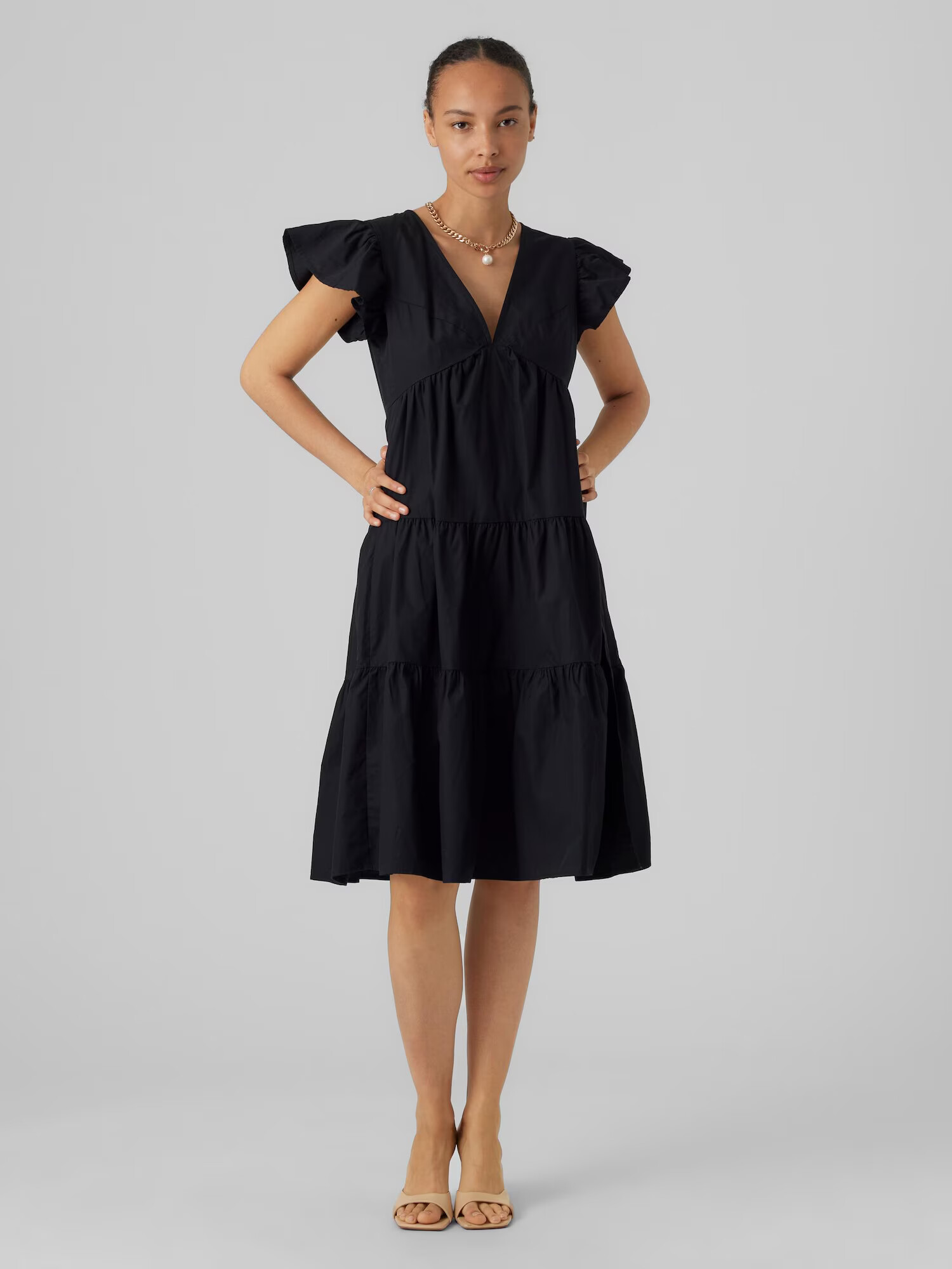 Vero Moda Petite Rochie 'JARLOTTE' negru - Pled.ro