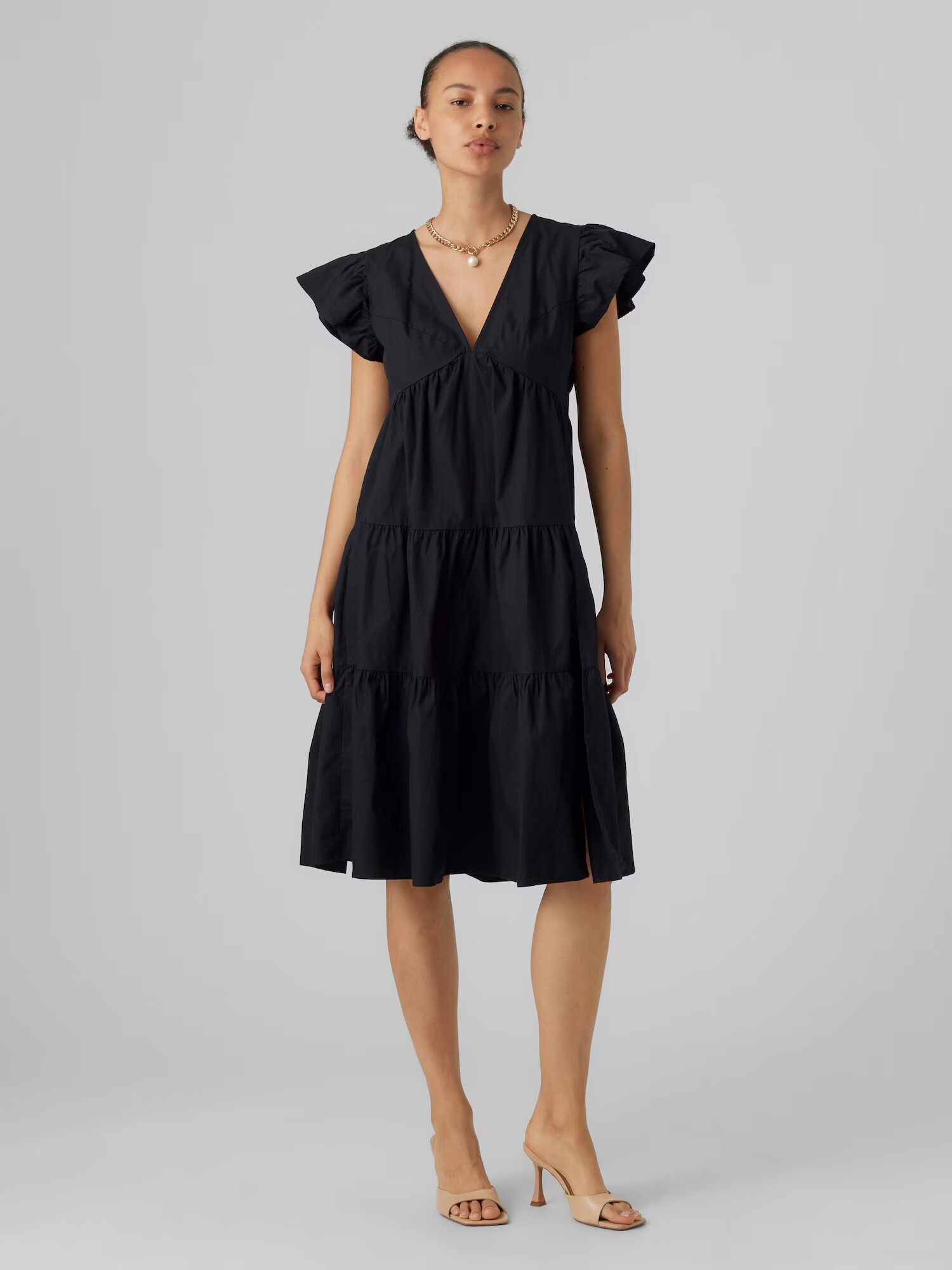 Vero Moda Petite Rochie 'JARLOTTE' negru - Pled.ro