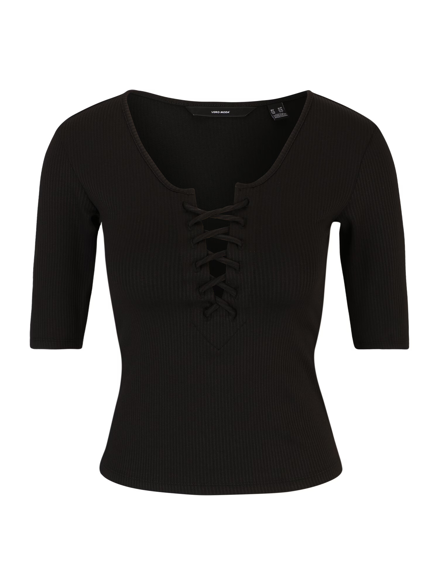 Vero Moda Petite Tricou 'Riva' negru - Pled.ro