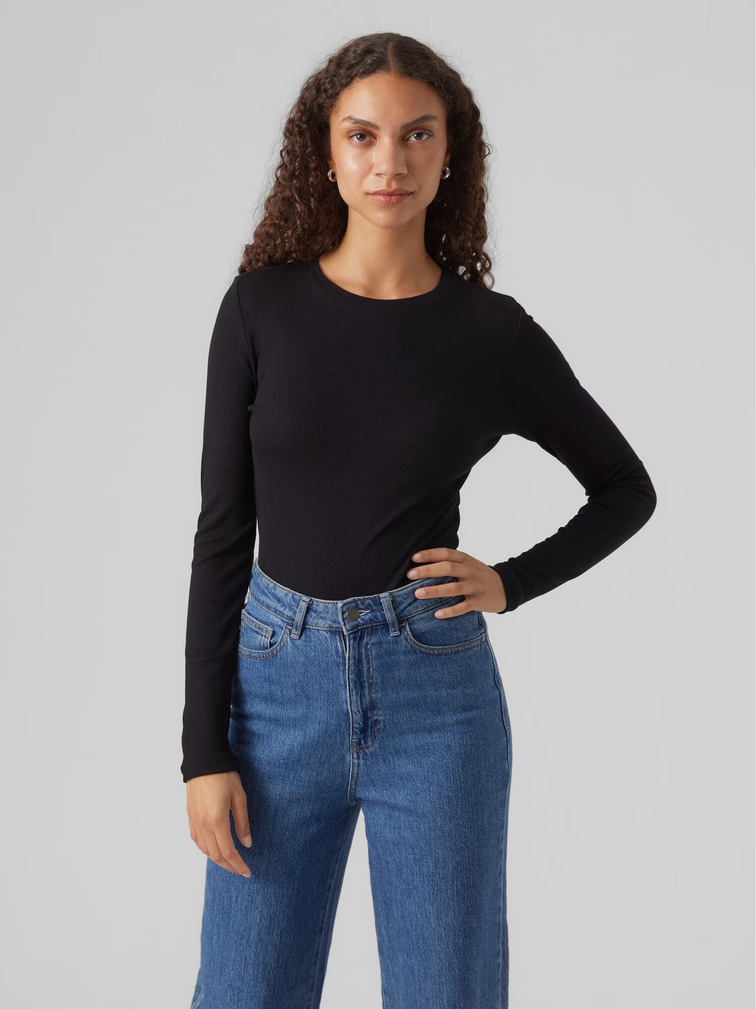 Vero Moda Petite Tricou 'ROMA' negru - Pled.ro