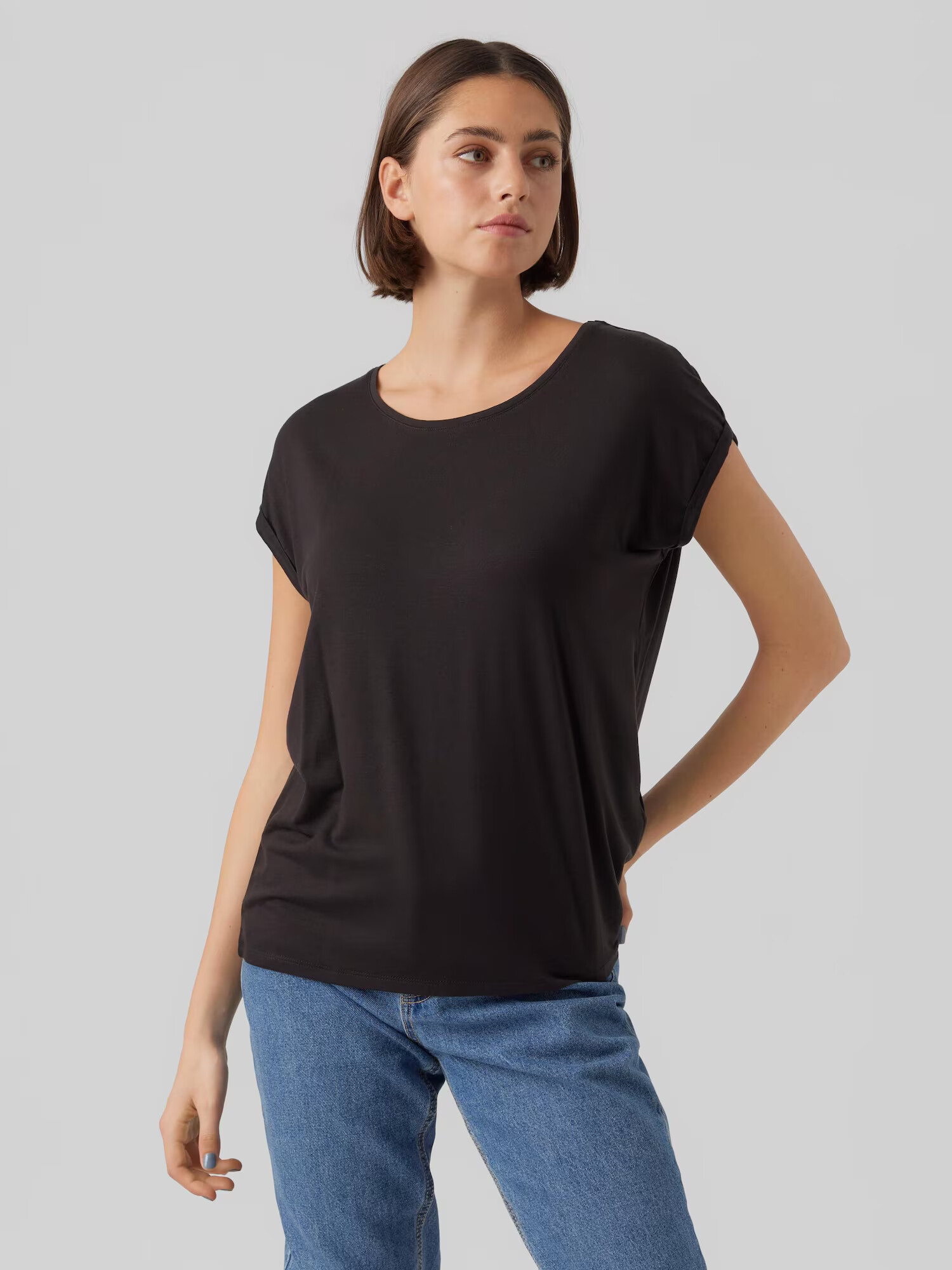 Vero Moda Petite Tricou 'SAVA' negru - Pled.ro