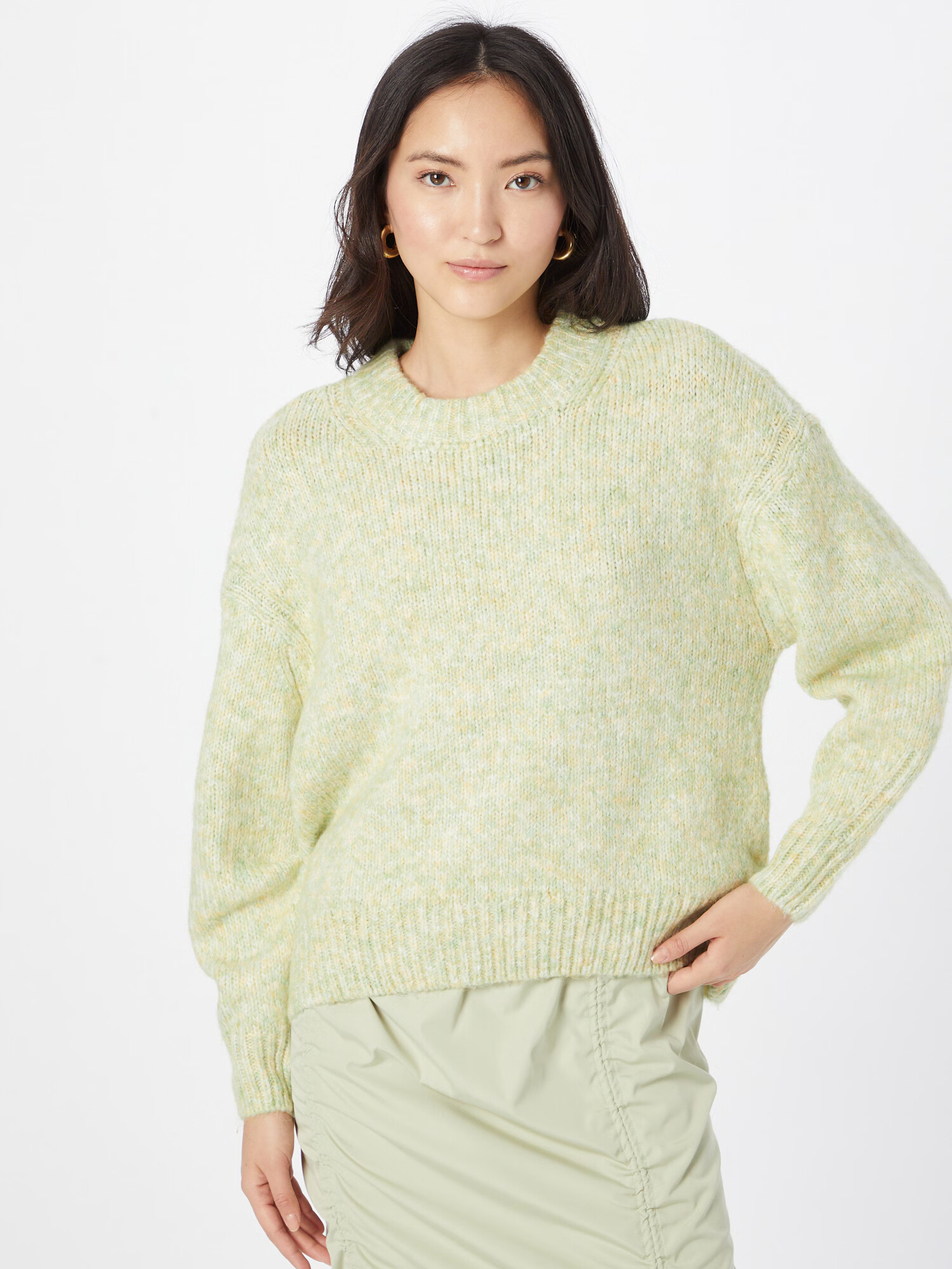 VERO MODA Pulover 'Cally' galben deschis / verde deschis - Pled.ro