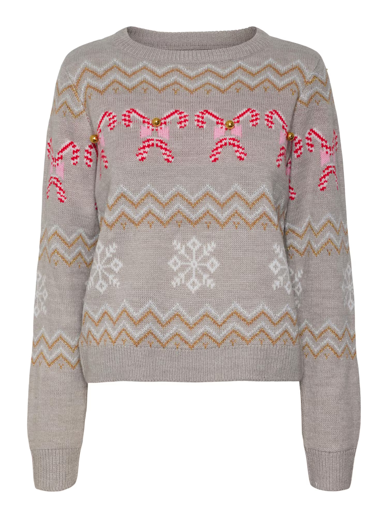 VERO MODA Pulover 'CANDY CANE' gri / mai multe culori - Pled.ro