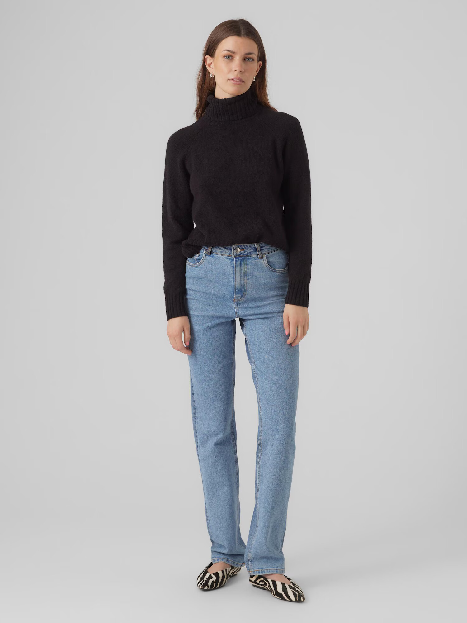 VERO MODA Pulover 'DANIELA' negru - Pled.ro