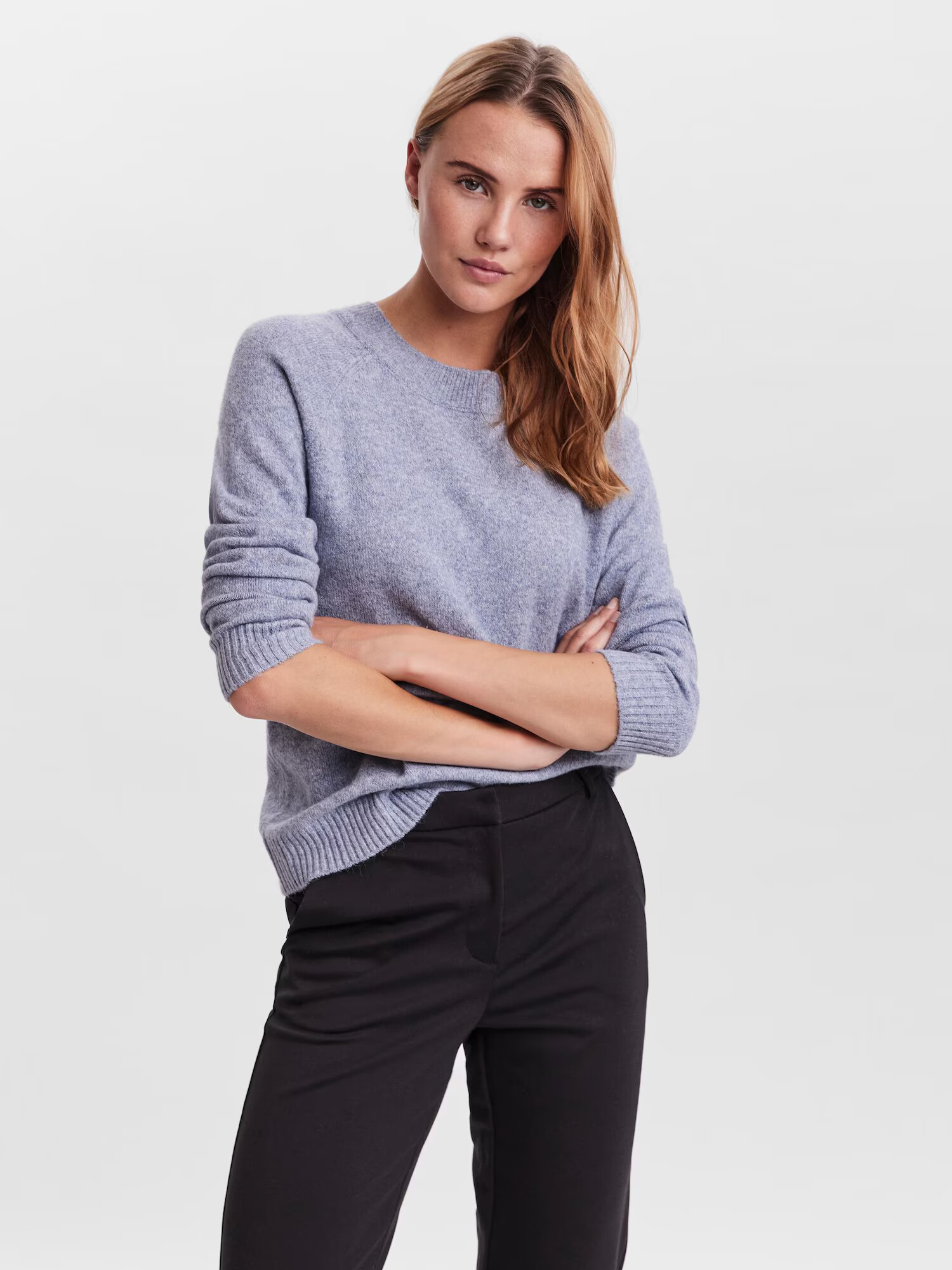 VERO MODA Pulover 'Doffy' albastru deschis - Pled.ro