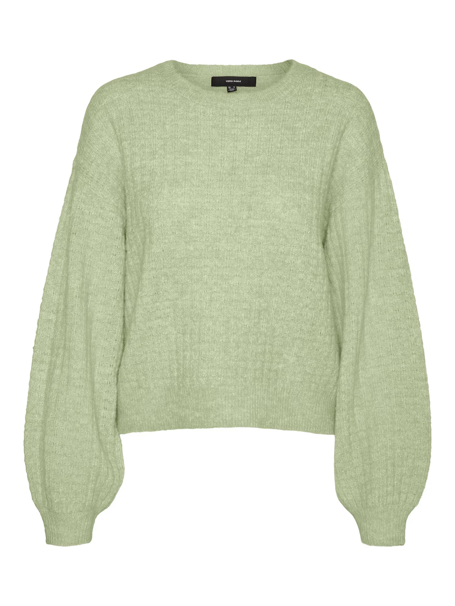 VERO MODA Pulover 'Elisa' verde deschis - Pled.ro