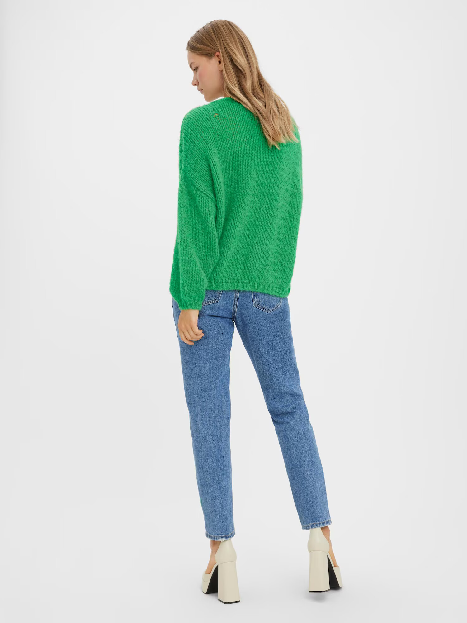 VERO MODA Pulover 'Erin' verde - Pled.ro