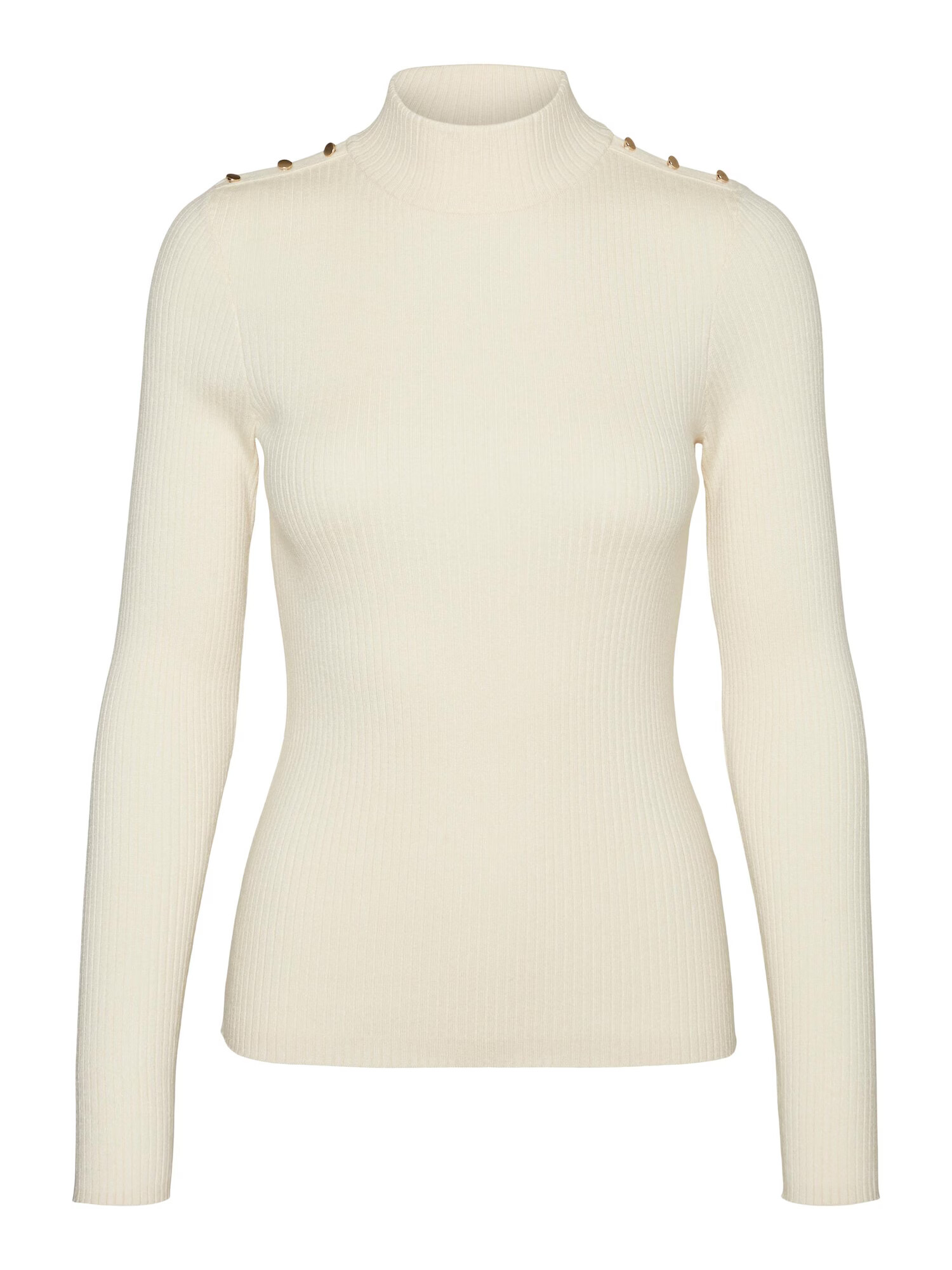 VERO MODA Pulover 'Gold' crem - Pled.ro