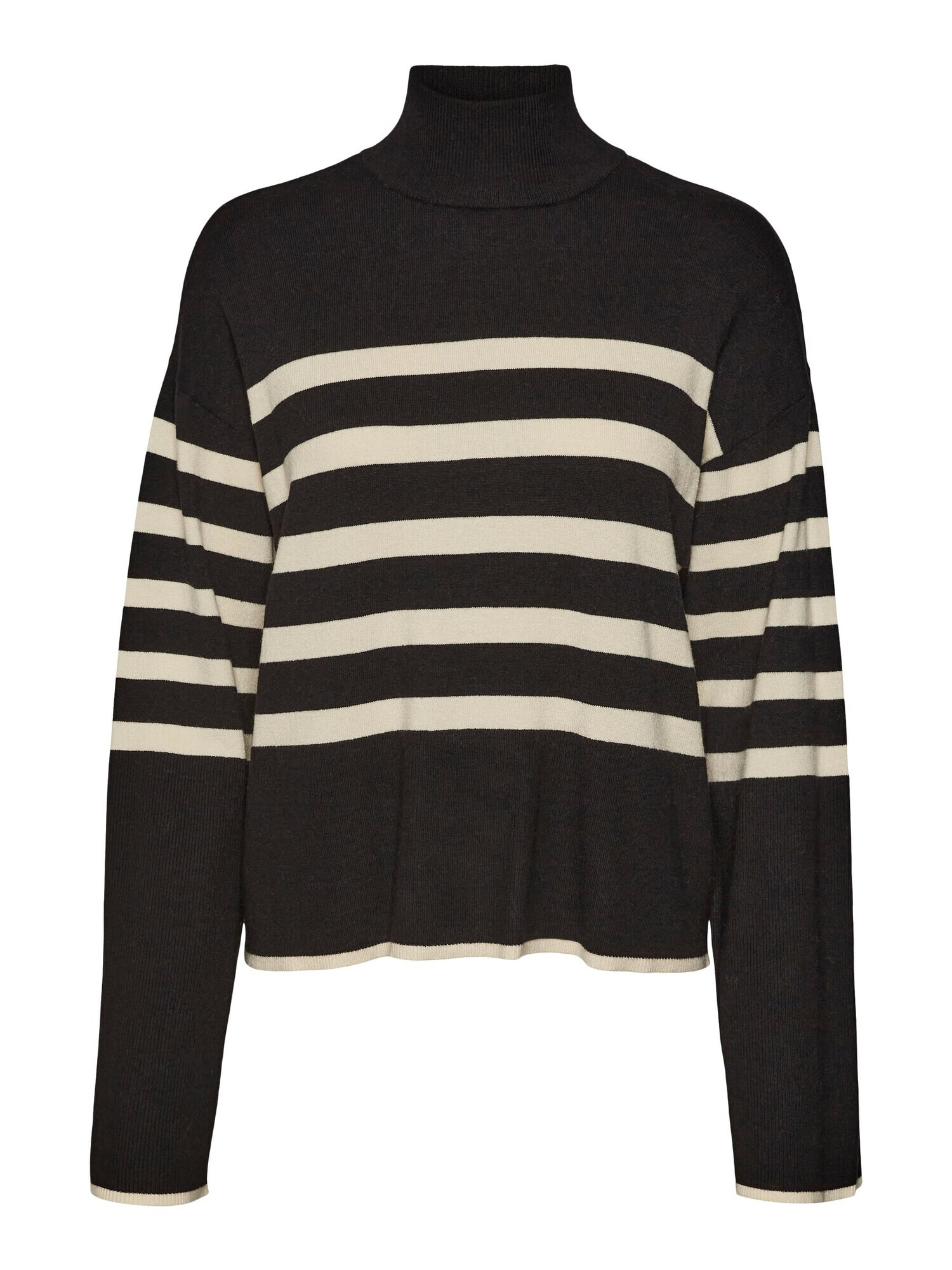 VERO MODA Pulover 'Happiness' bej deschis / negru - Pled.ro