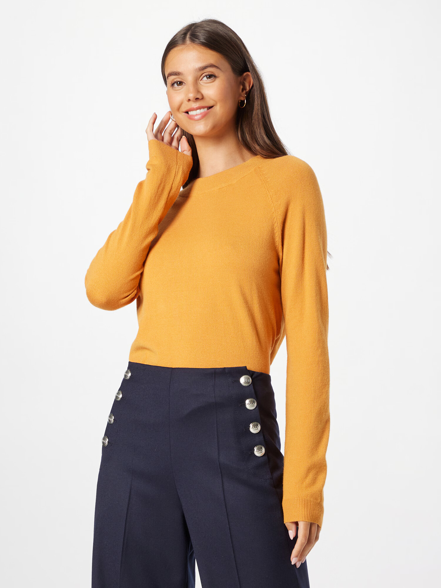 VERO MODA Pulover 'HAPPINESS' galben miere - Pled.ro