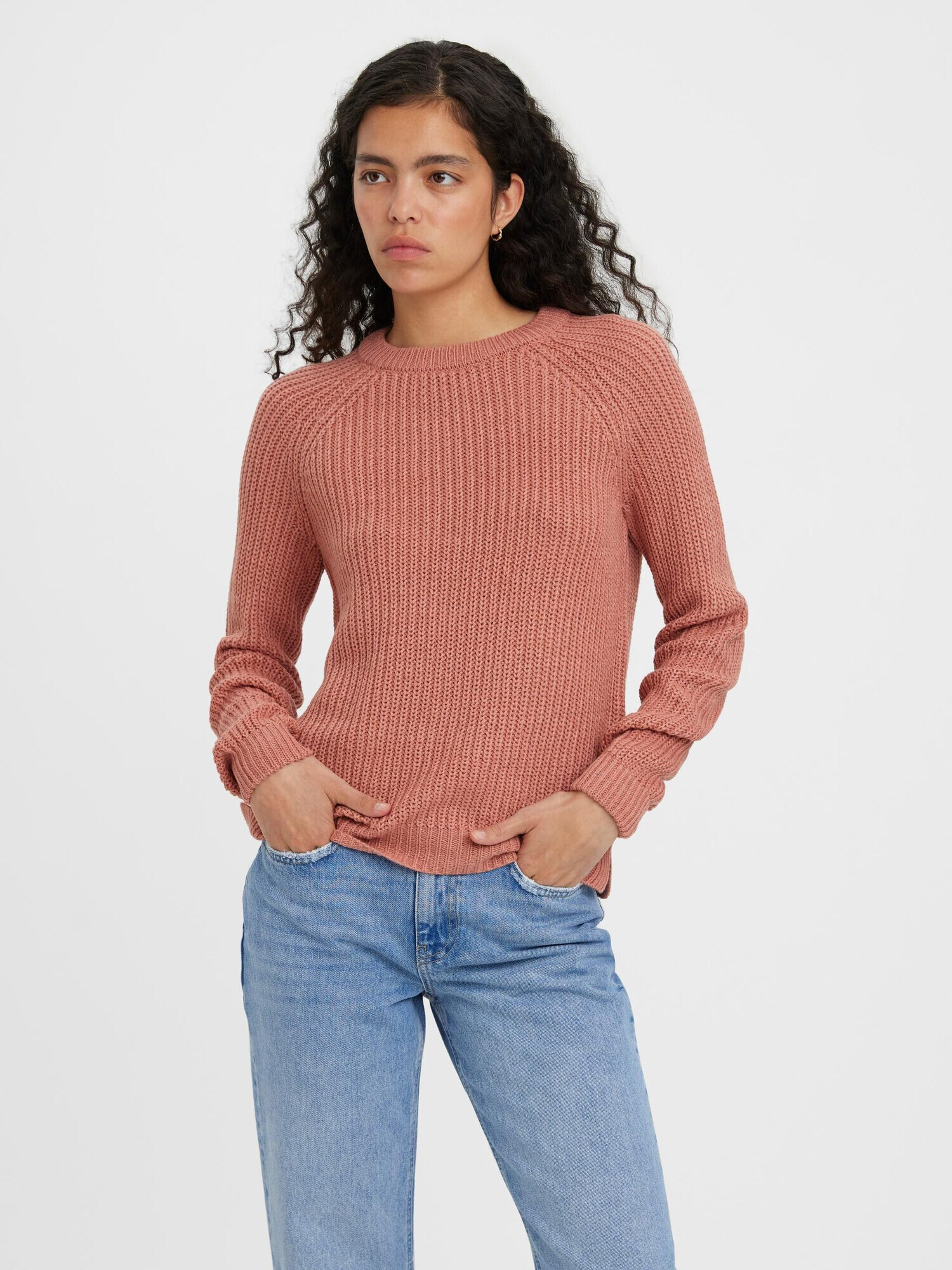 VERO MODA Pulover 'LEA' rosé - Pled.ro