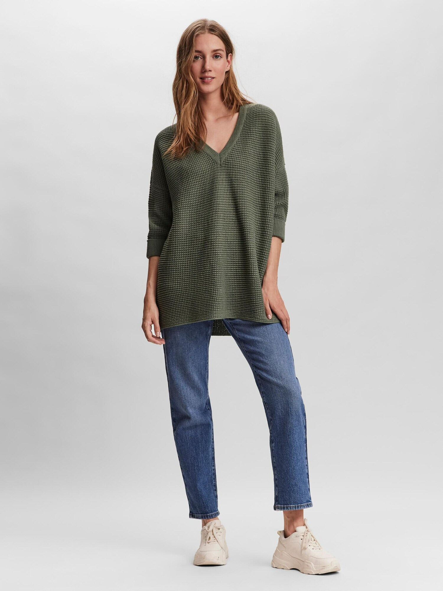 VERO MODA Pulover 'Leanna' verde - Pled.ro