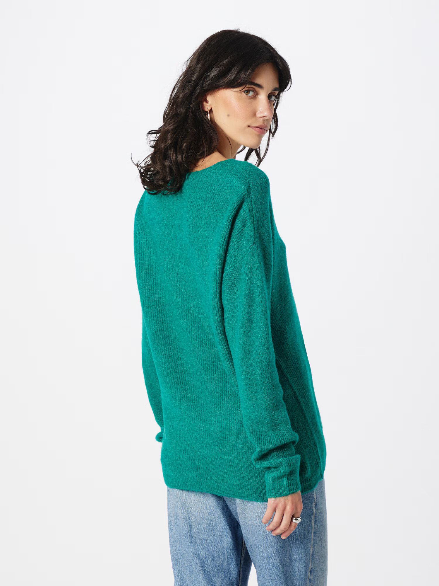 VERO MODA Pulover 'Lefile' verde smarald - Pled.ro