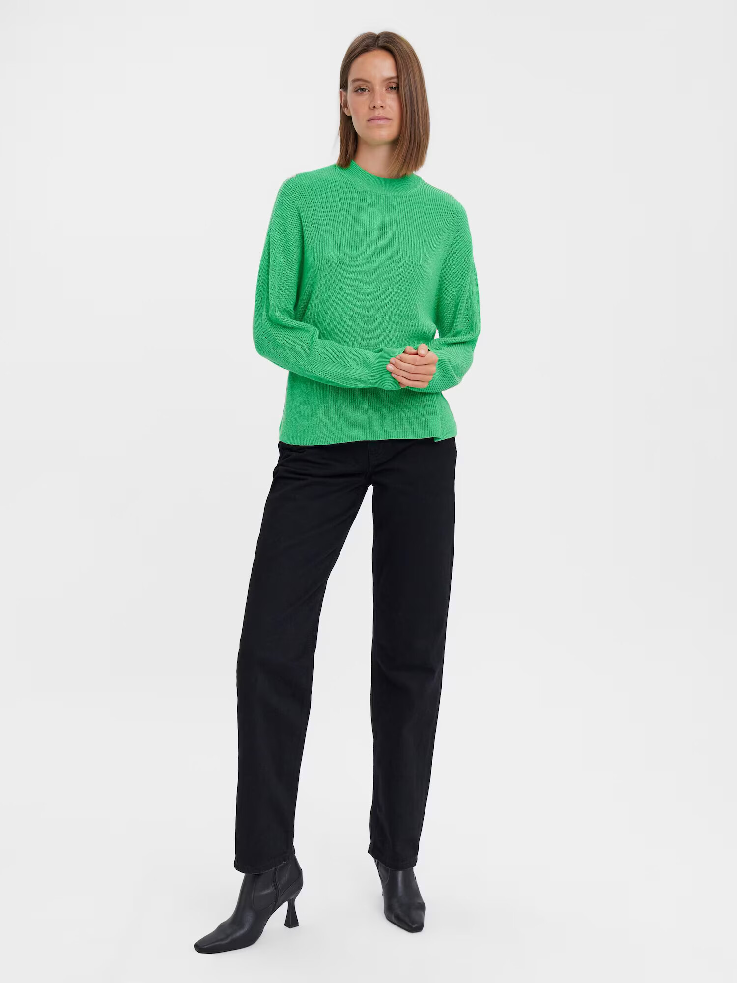 VERO MODA Pulover 'LEXSUN' verde - Pled.ro