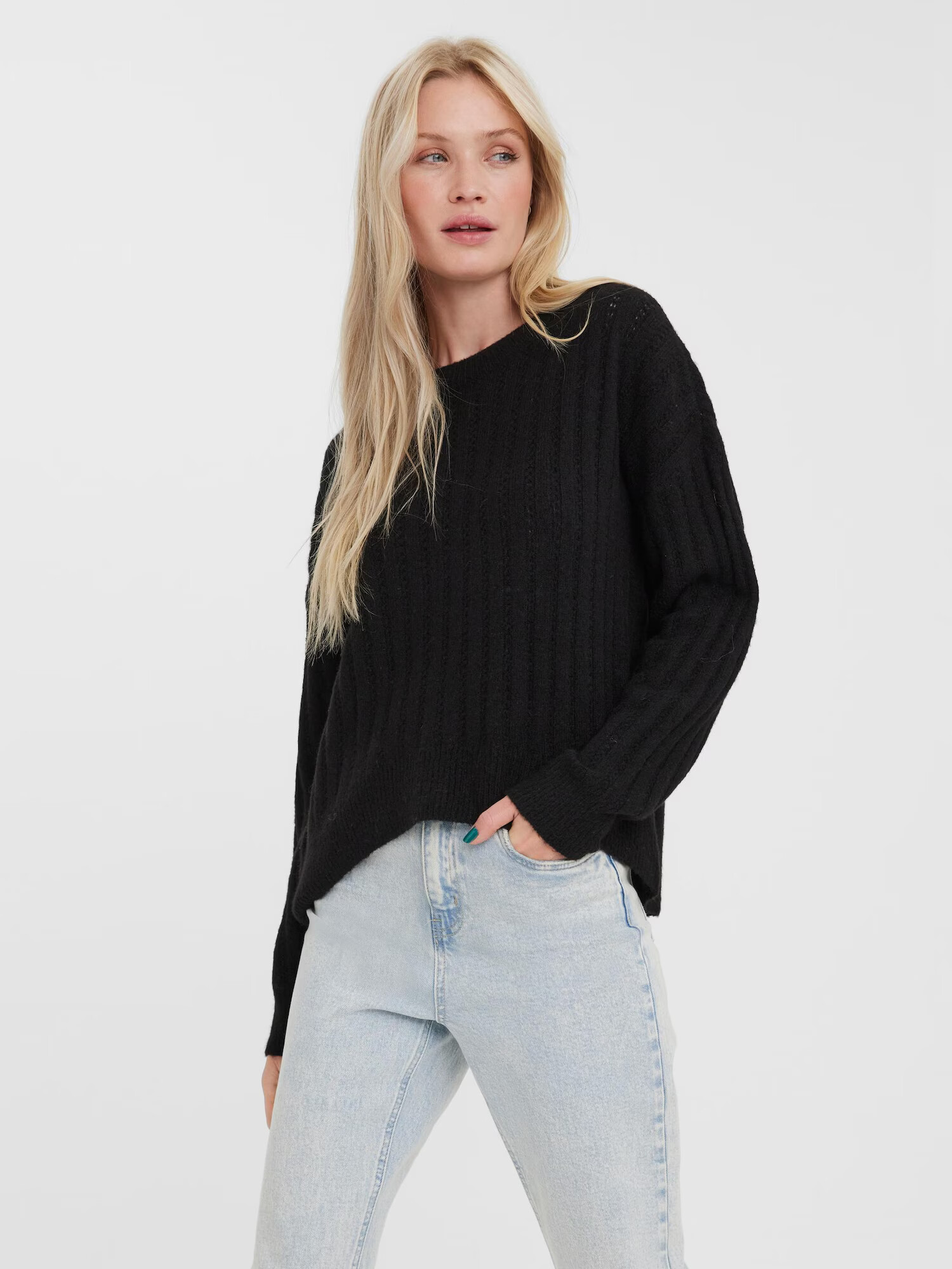 VERO MODA Pulover negru - Pled.ro