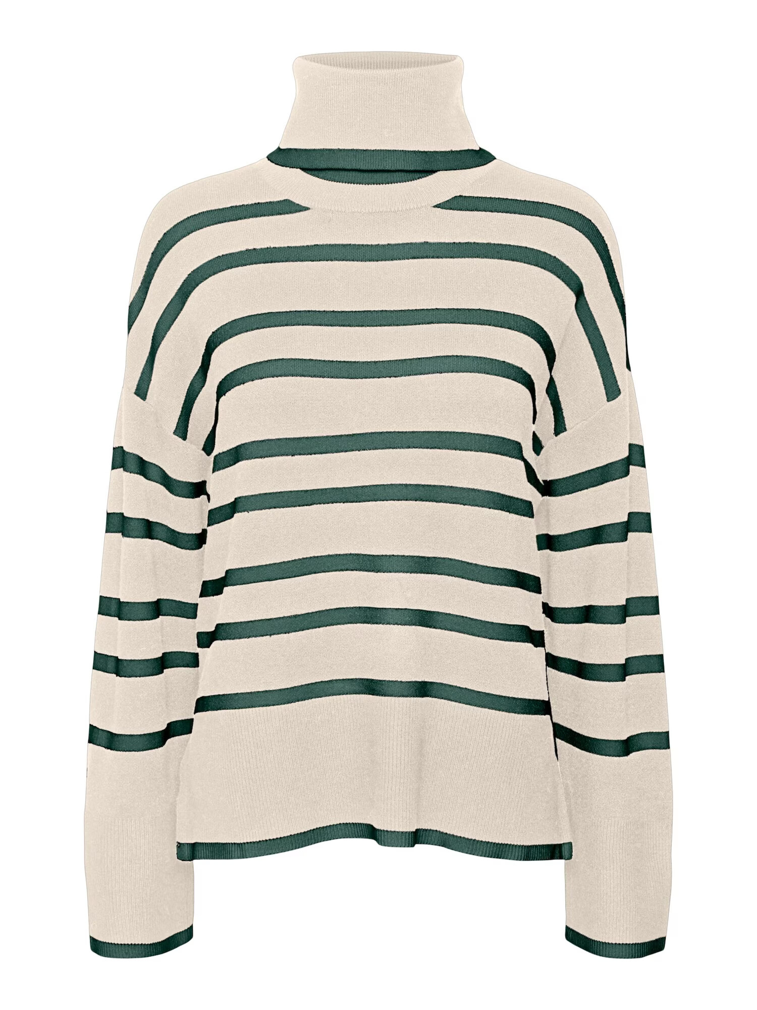 VERO MODA Pulover 'SABA' bej / verde - Pled.ro