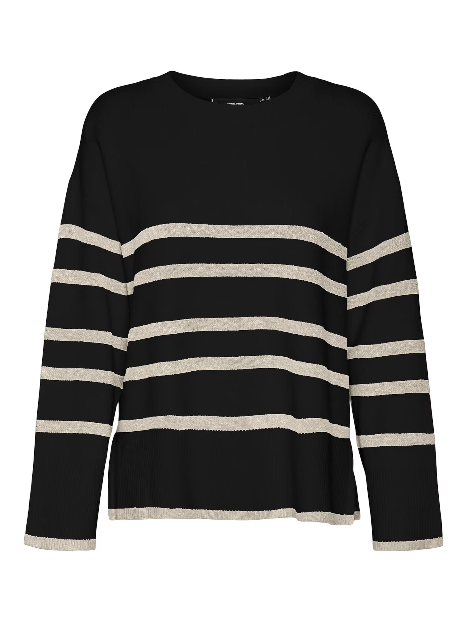 VERO MODA Pulover 'Saba' crem / negru - Pled.ro