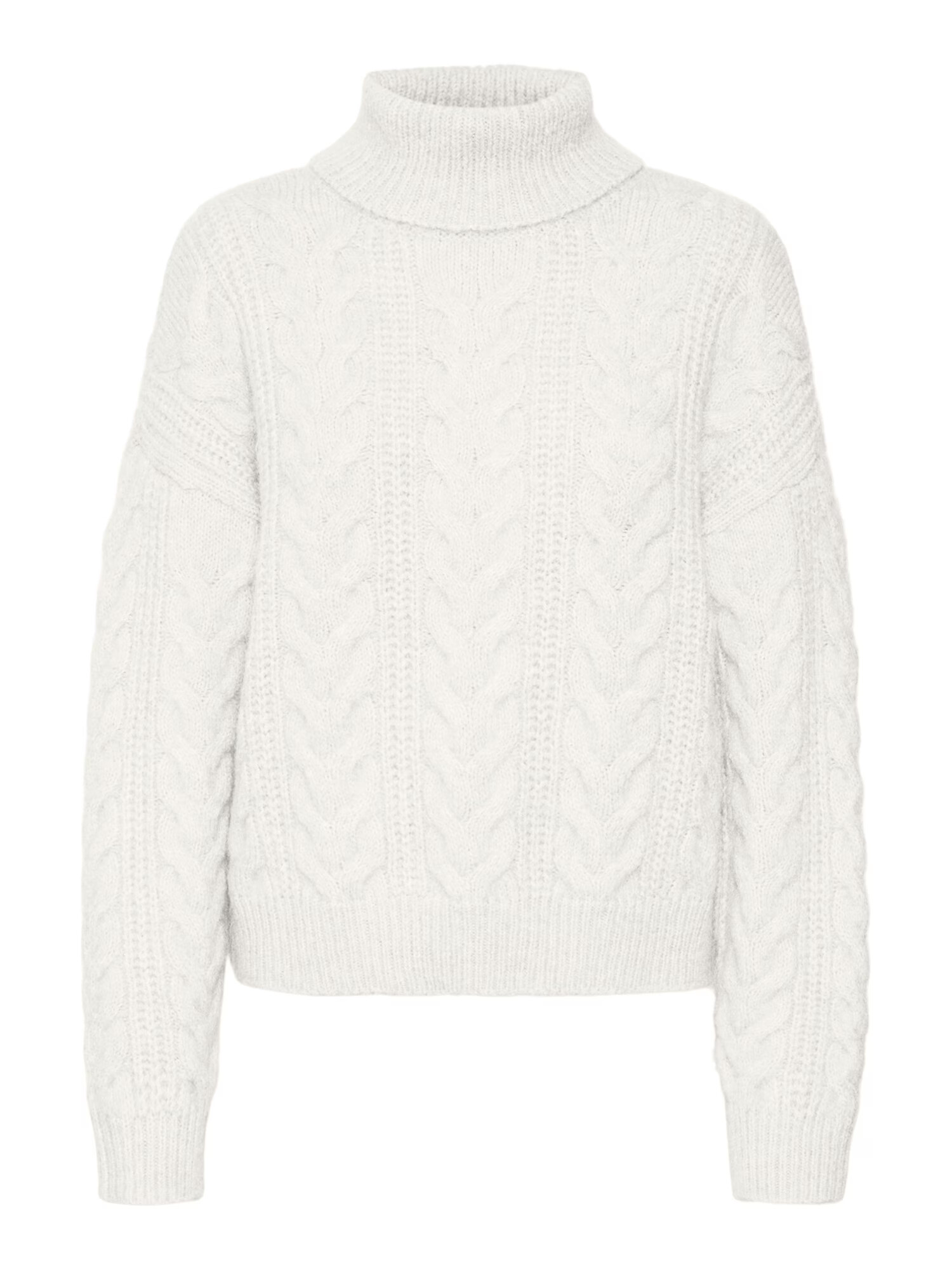 VERO MODA Pulover 'SIENA' alb natural - Pled.ro