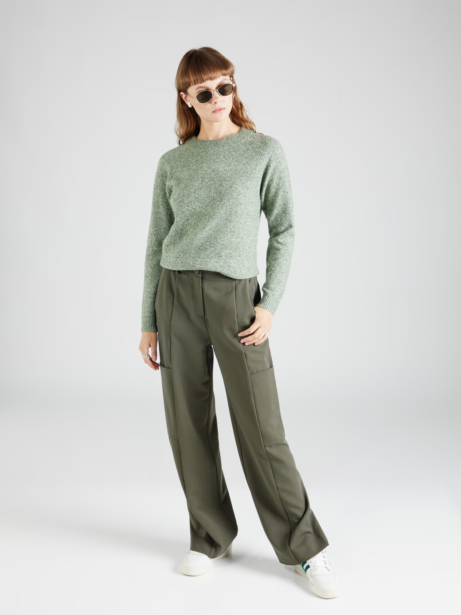 VERO MODA Pulover 'DOFFY' verde - Pled.ro