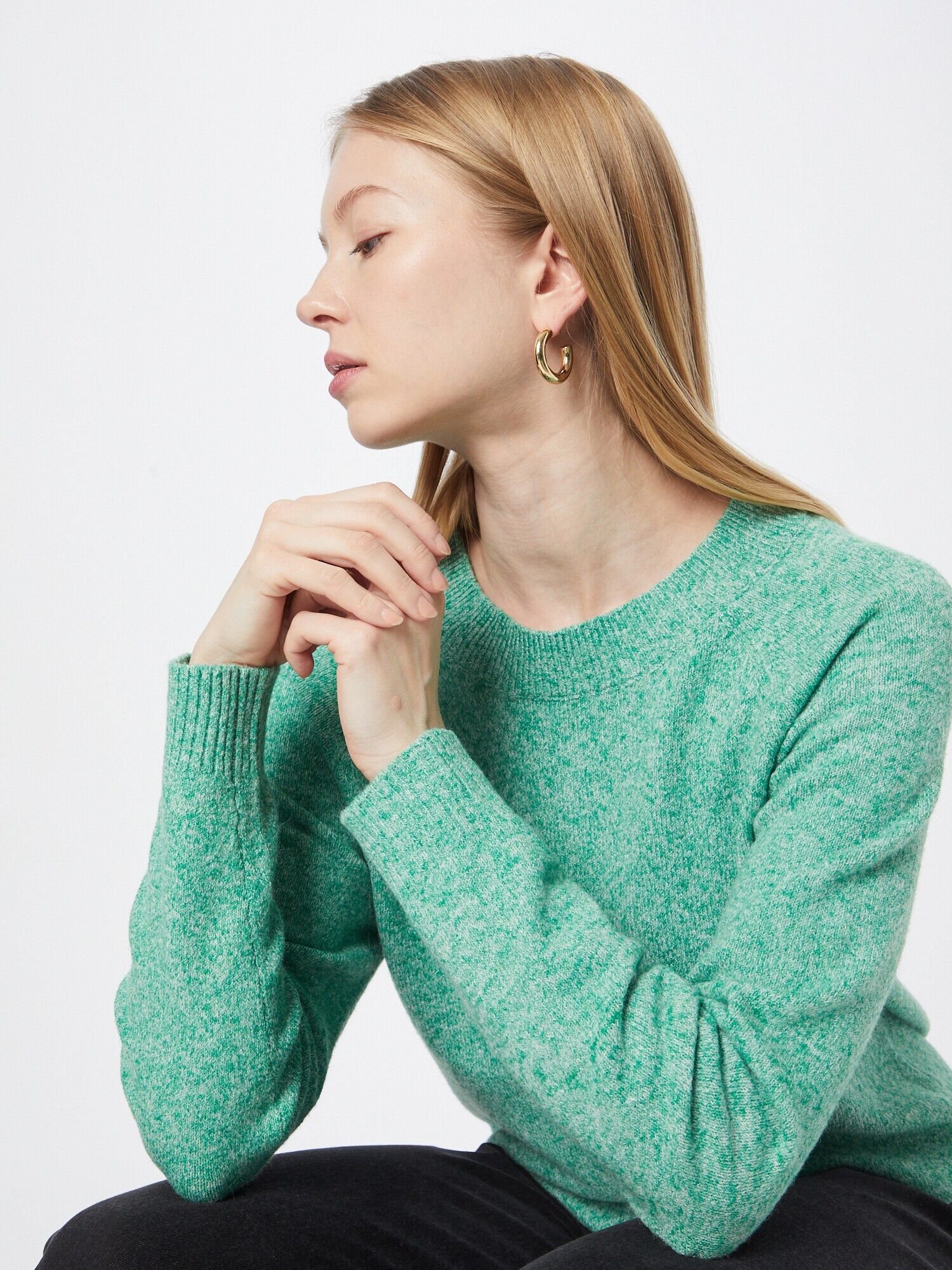 VERO MODA Pulover 'DOFFY' verde jad - Pled.ro