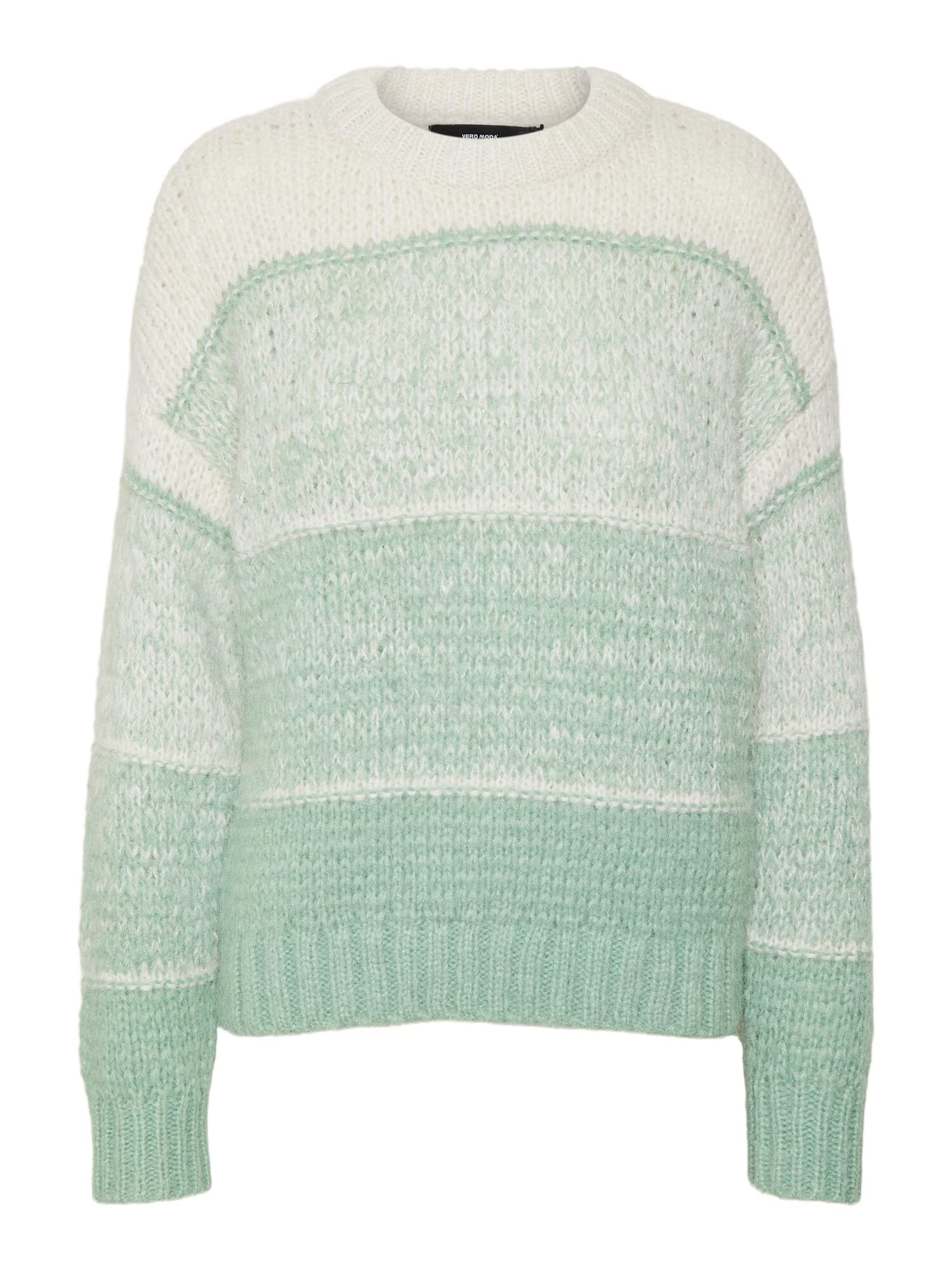 VERO MODA Pulover 'You' crem / verde pastel - Pled.ro