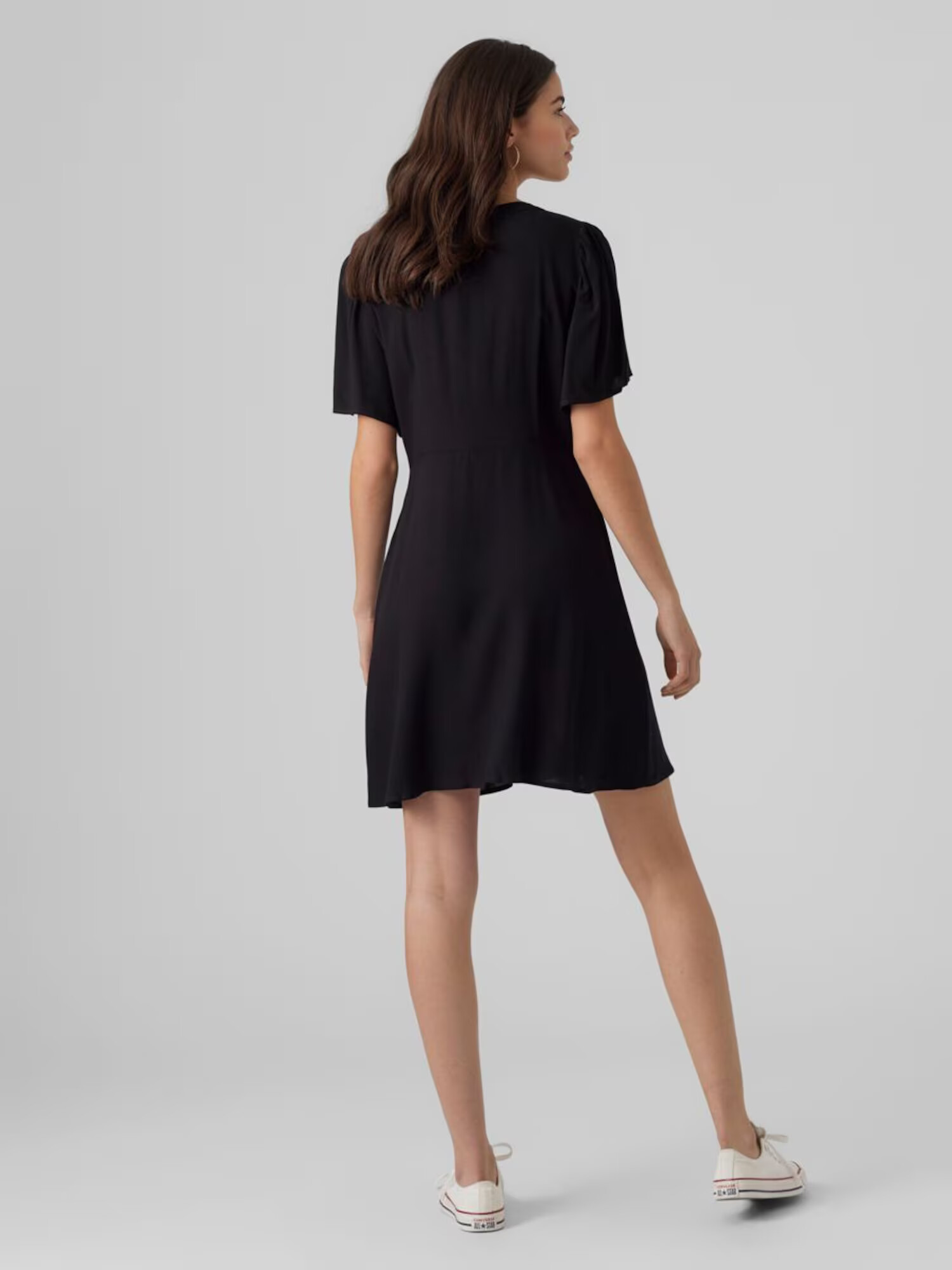 VERO MODA Rochie tip bluză 'Alba' negru - Pled.ro