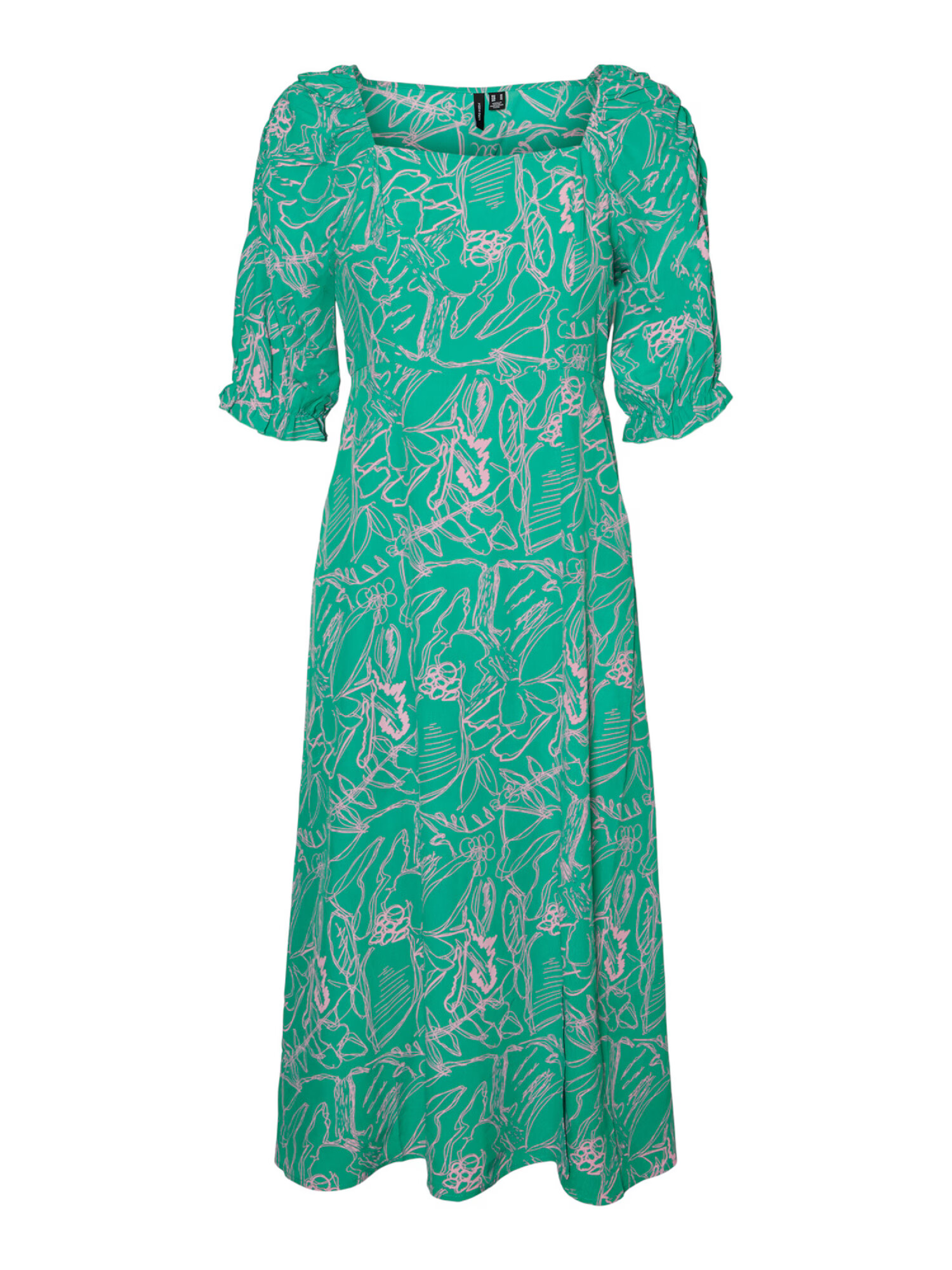 VERO MODA Rochie 'CATCH' verde / lila - Pled.ro