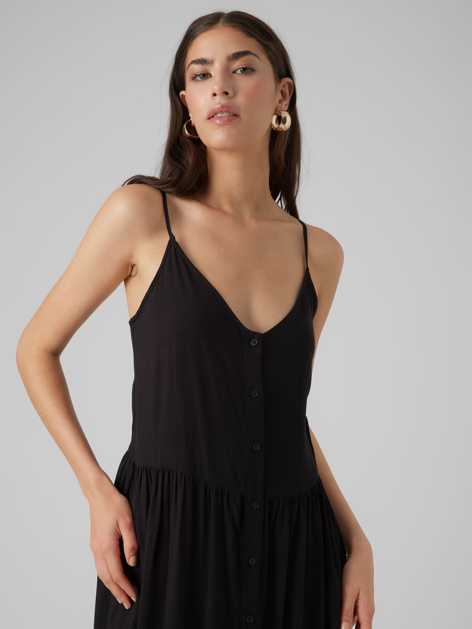 VERO MODA Rochie de vară 'ALBA' negru - Pled.ro