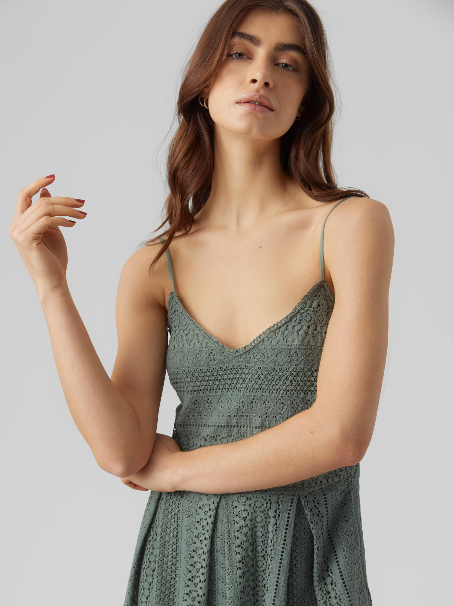 VERO MODA Rochie de vară 'Honey' verde deschis - Pled.ro