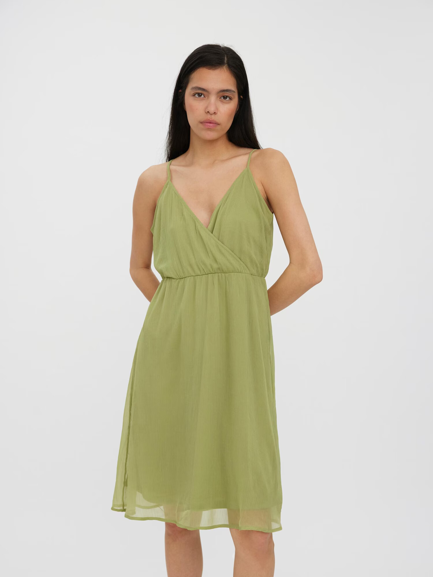 VERO MODA Rochie de vară 'Lia' verde deschis - Pled.ro