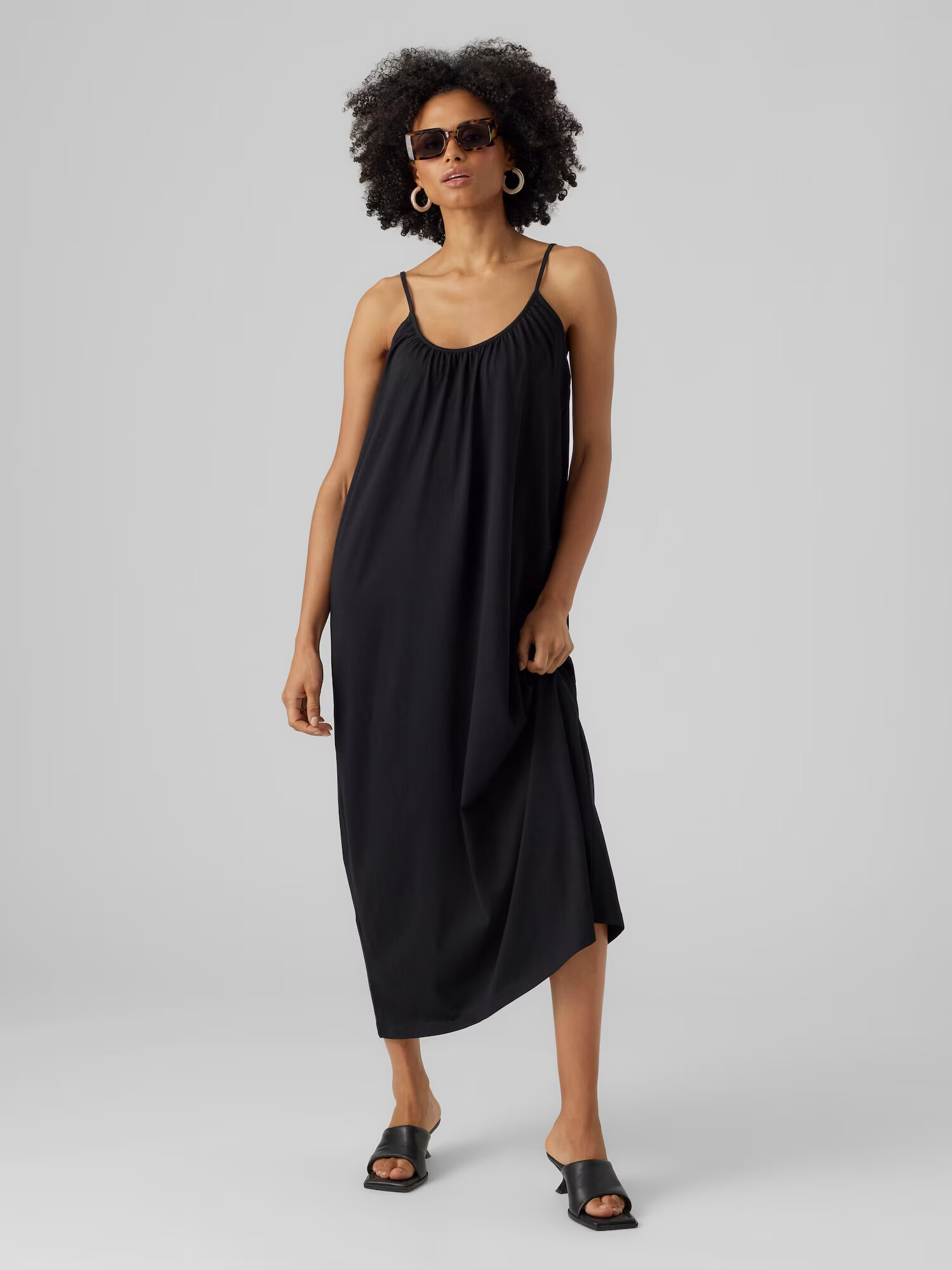 VERO MODA Rochie de vară 'LUNA' negru - Pled.ro