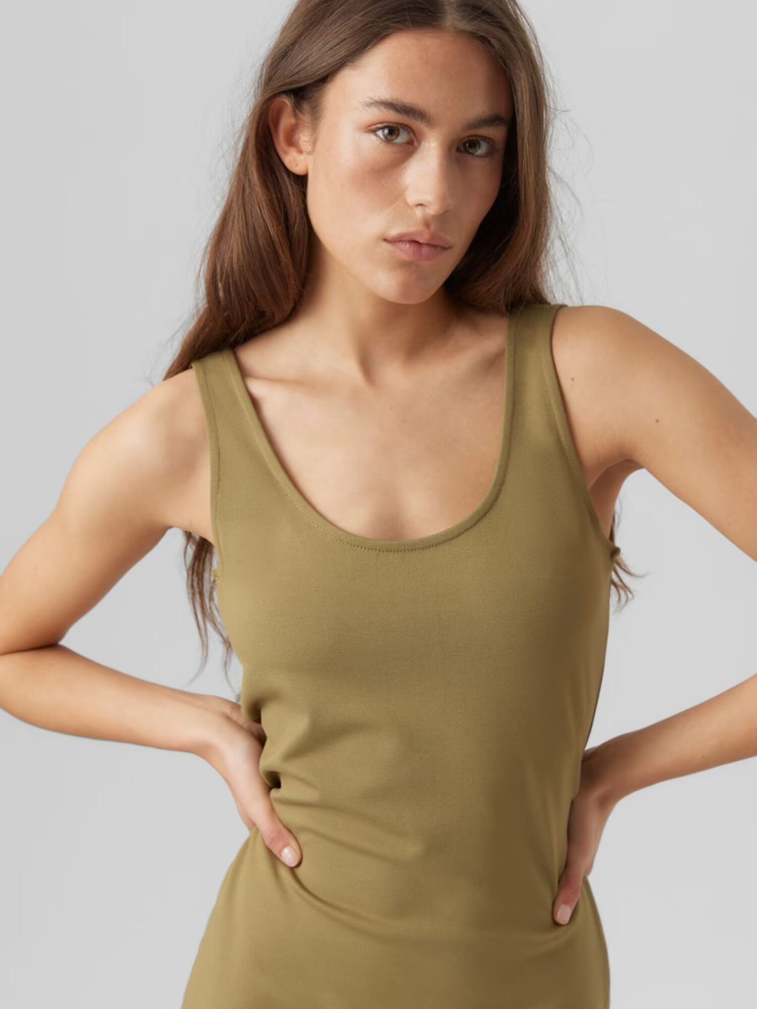 VERO MODA Rochie de vară 'MATHILDE' oliv - Pled.ro