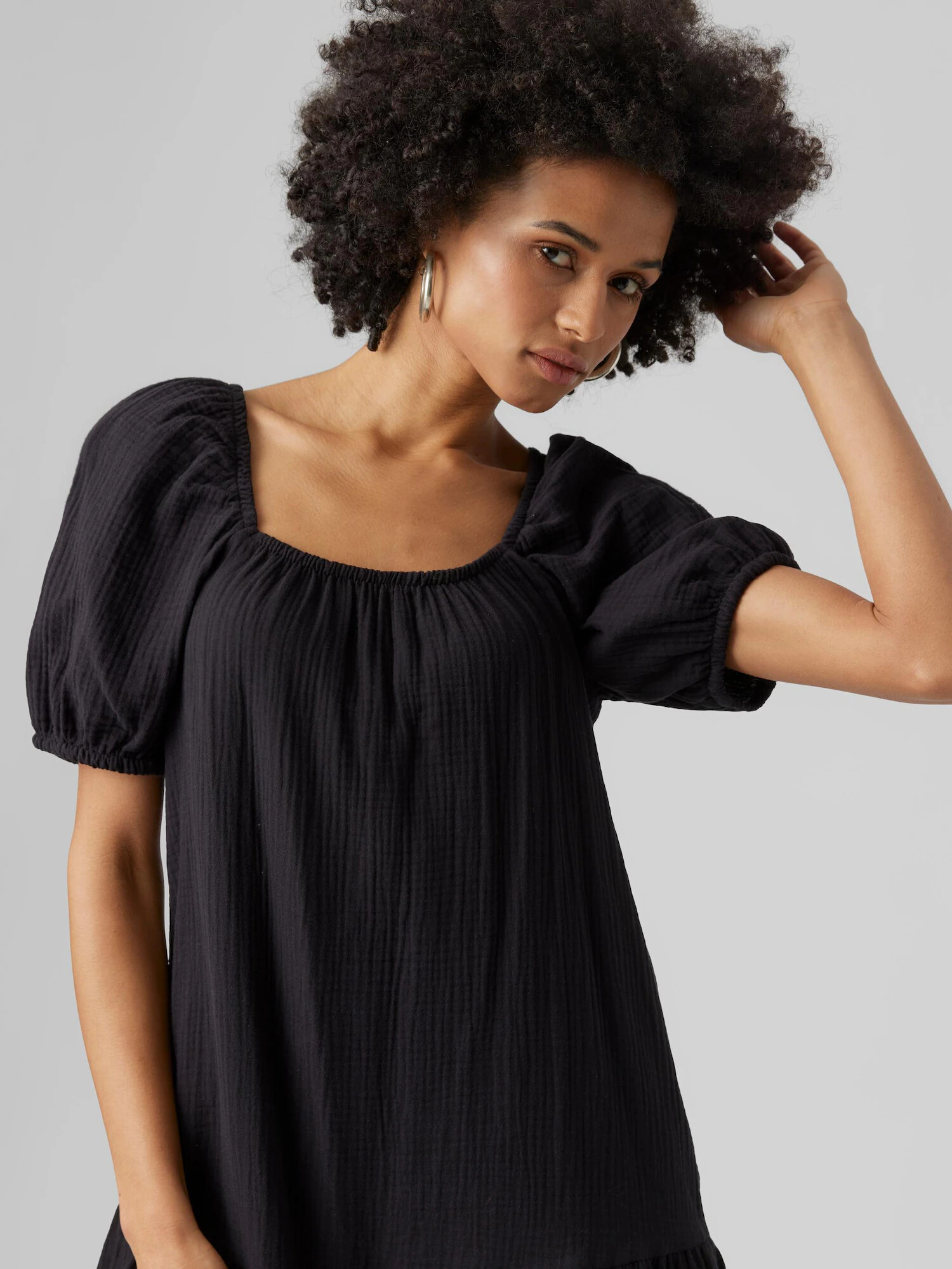 VERO MODA Rochie de vară 'Natali Nia' negru - Pled.ro