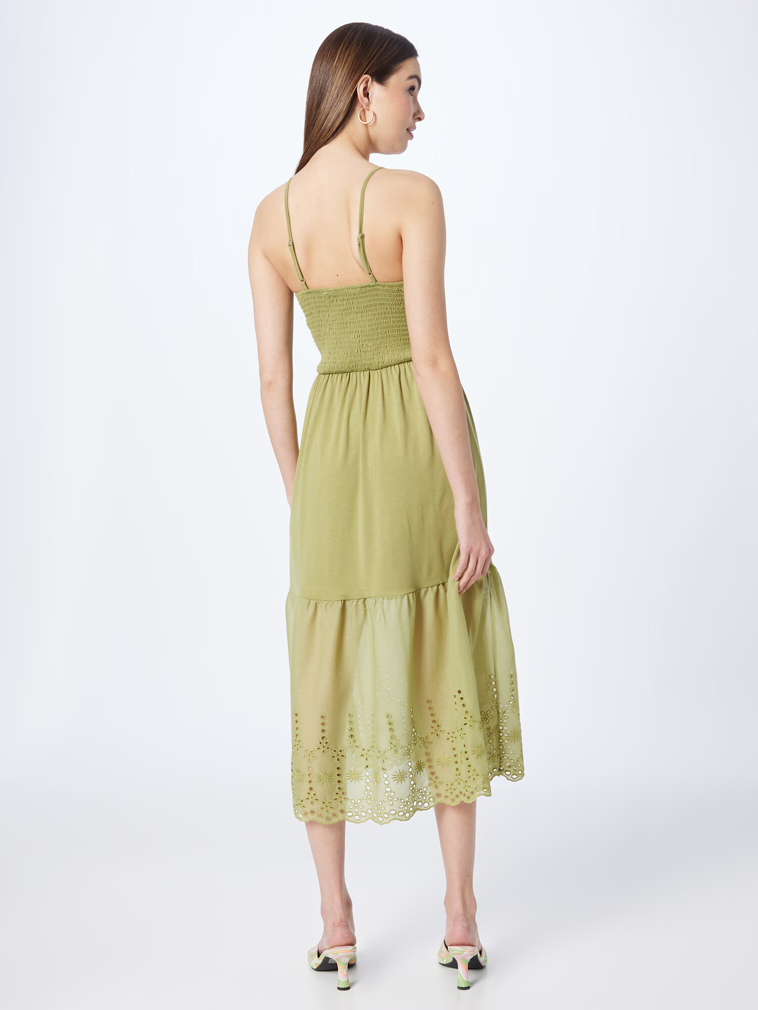 VERO MODA Rochie de vară 'OVIDA' verde stuf - Pled.ro