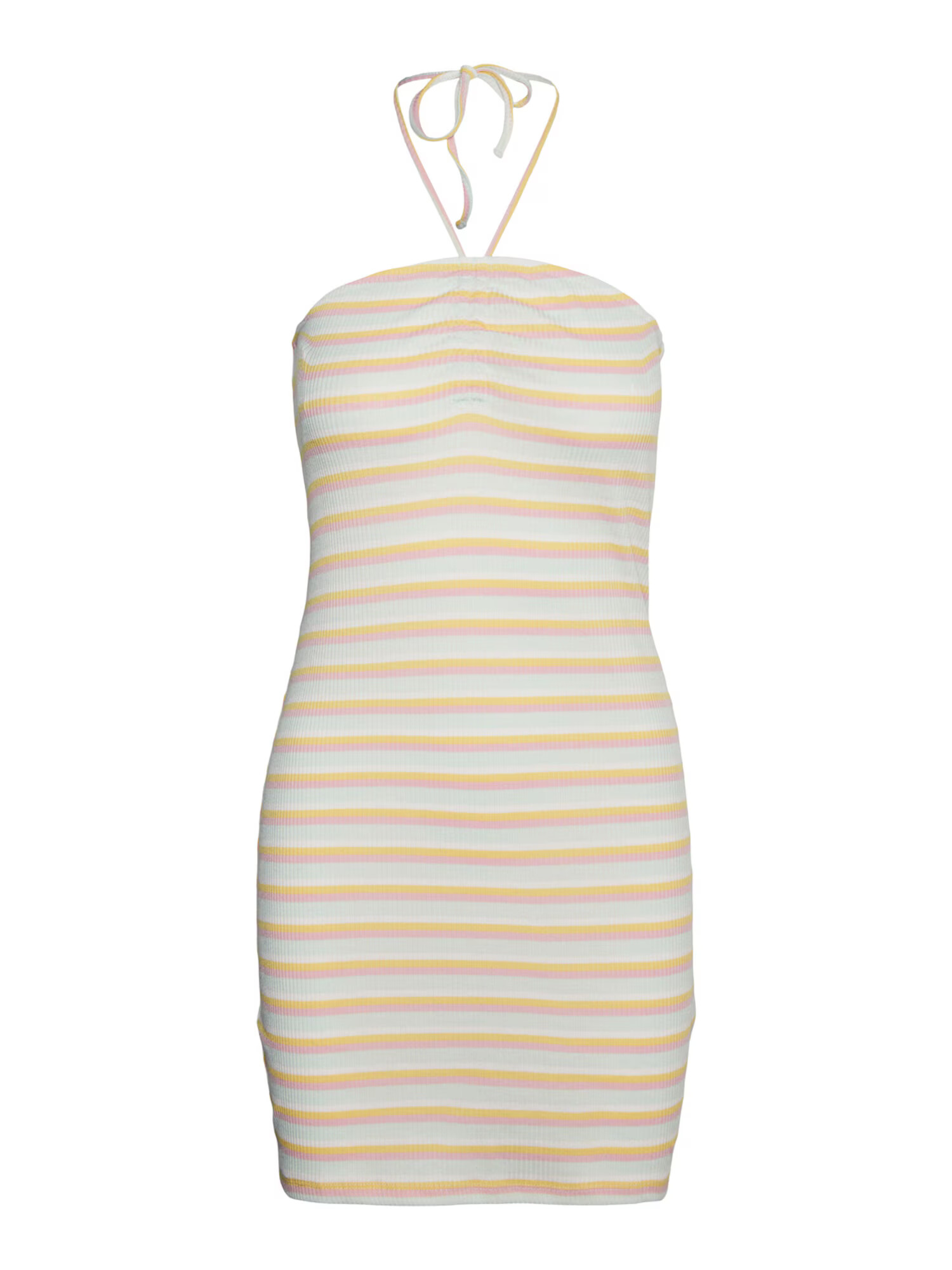 VERO MODA Rochie de vară 'TICA' galben șofran / verde pastel / roz deschis / alb - Pled.ro