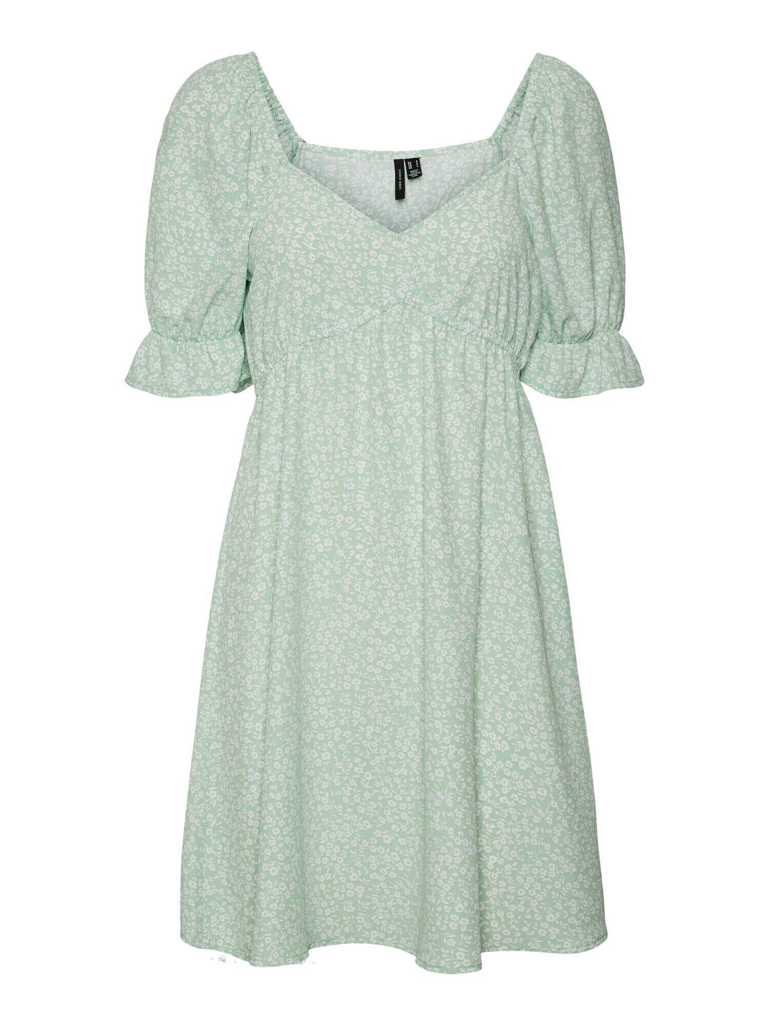 VERO MODA Rochie 'Eli' verde / verde deschis / alb - Pled.ro