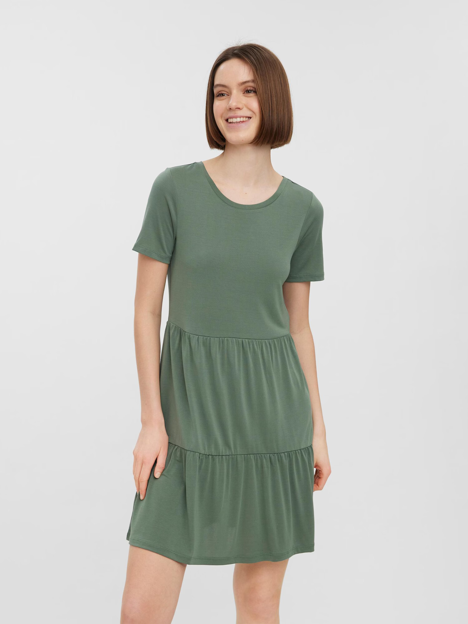 VERO MODA Rochie 'Filli' verde închis - Pled.ro