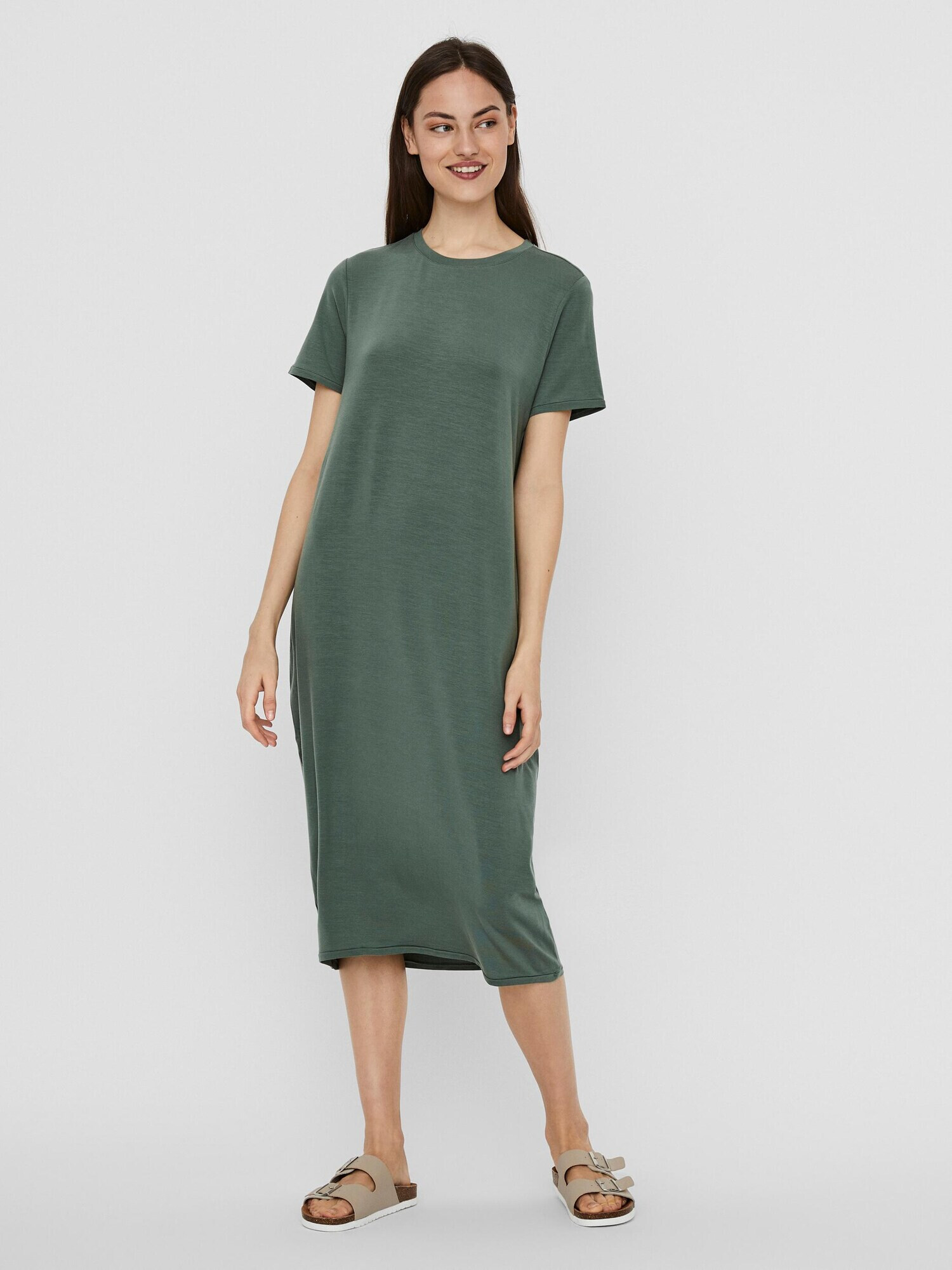 VERO MODA Rochie 'Gava' verde smarald - Pled.ro