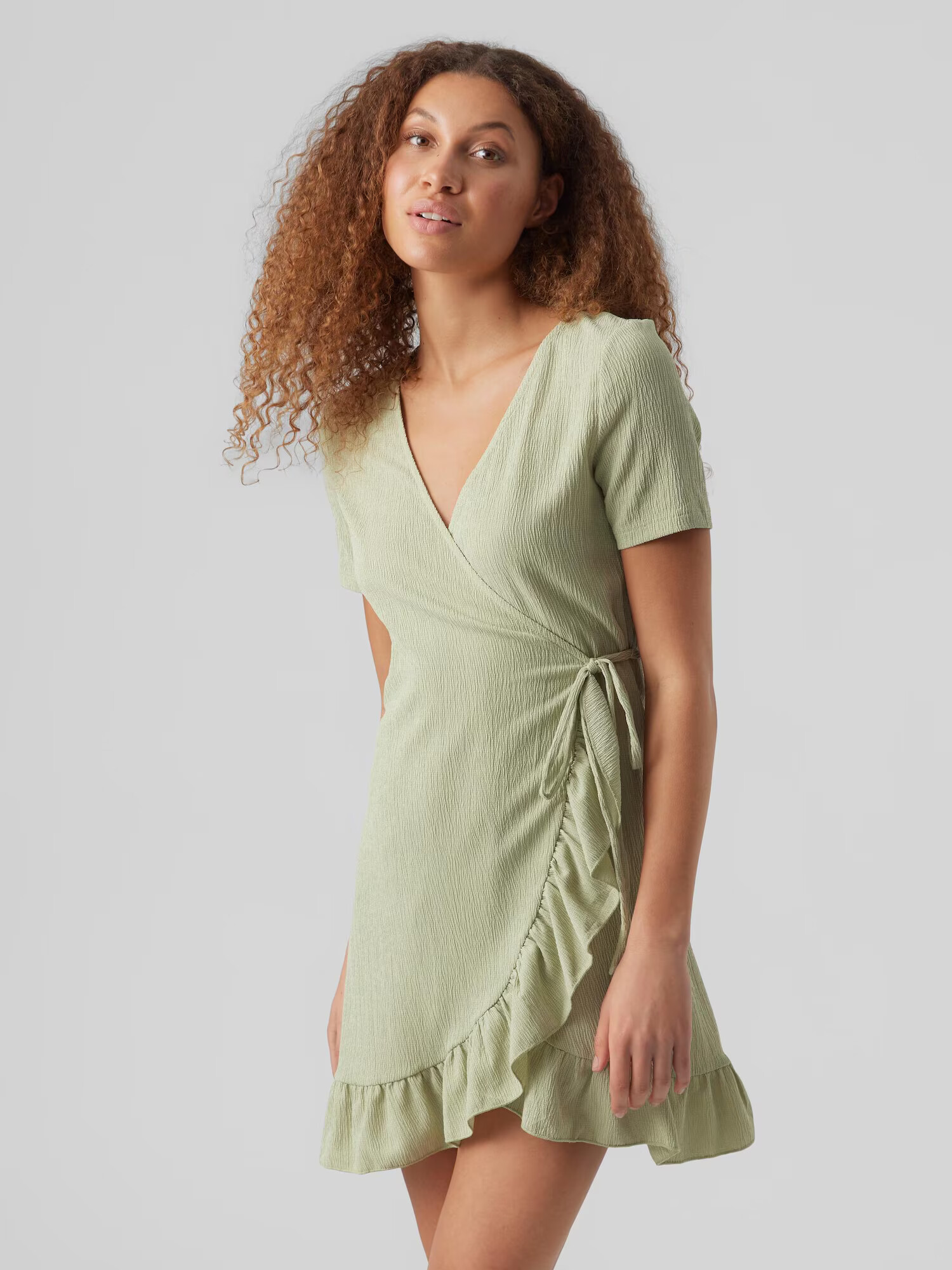 VERO MODA Rochie 'HAYA' verde pastel - Pled.ro