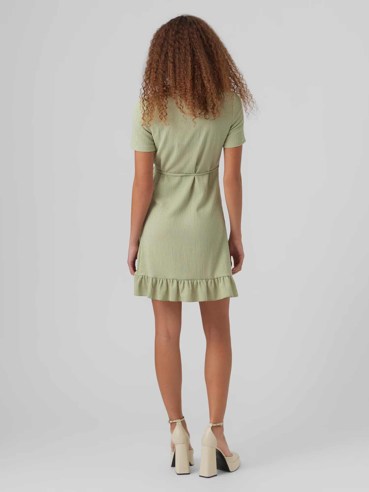 VERO MODA Rochie 'HAYA' verde pastel - Pled.ro