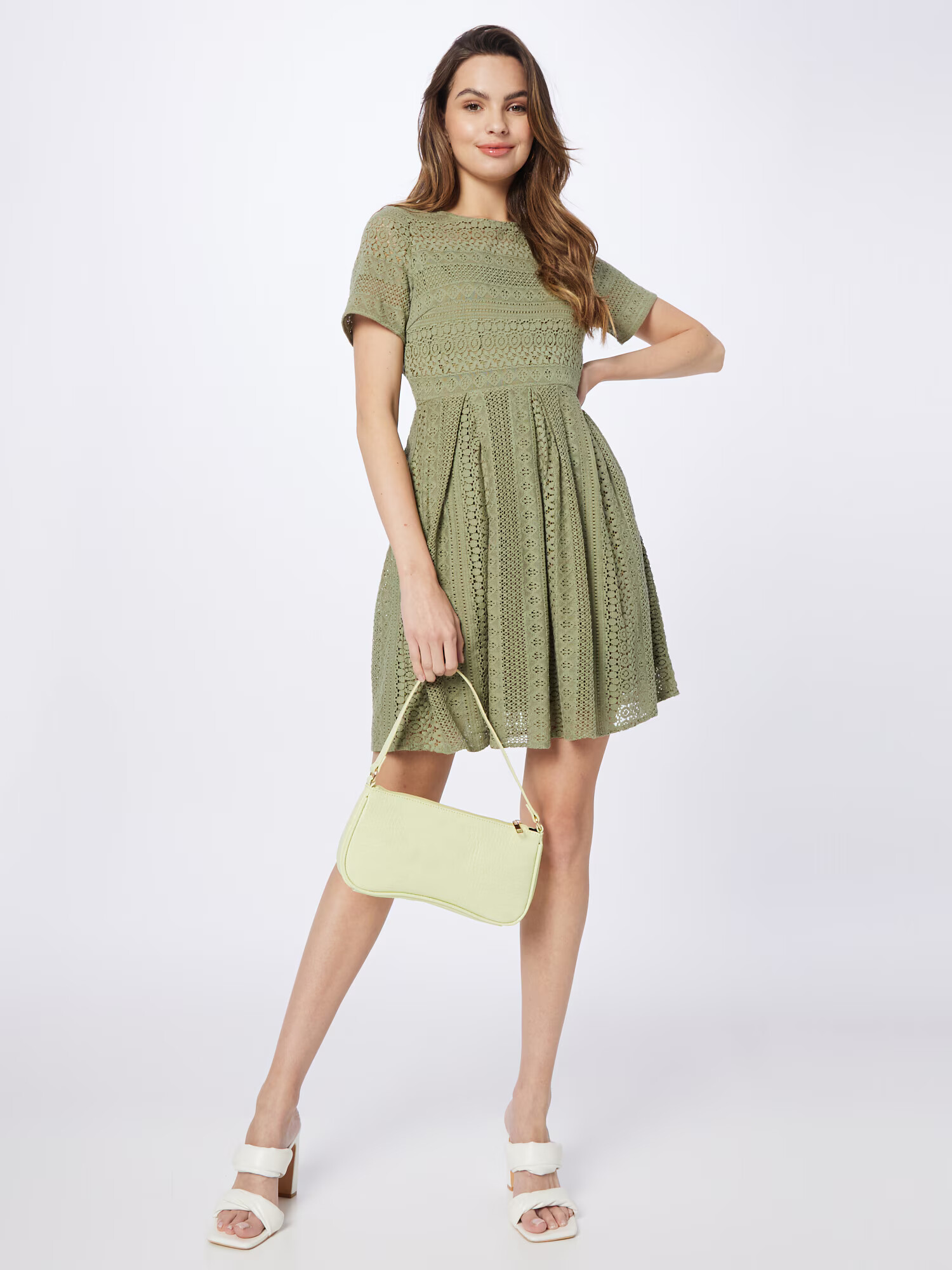 VERO MODA Rochie 'HONEY' verde mentă - Pled.ro