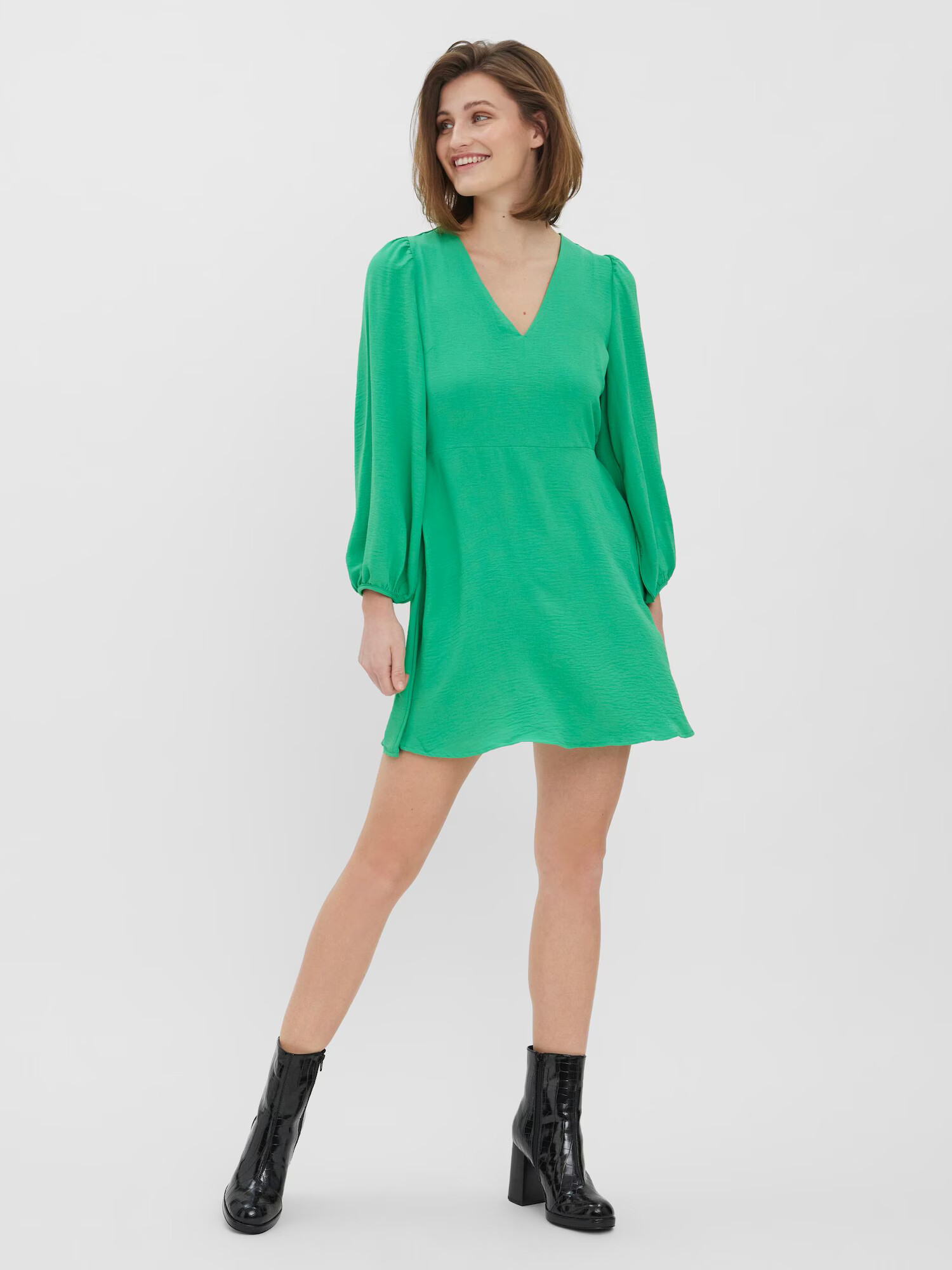 VERO MODA Rochie 'Inge' verde jad - Pled.ro