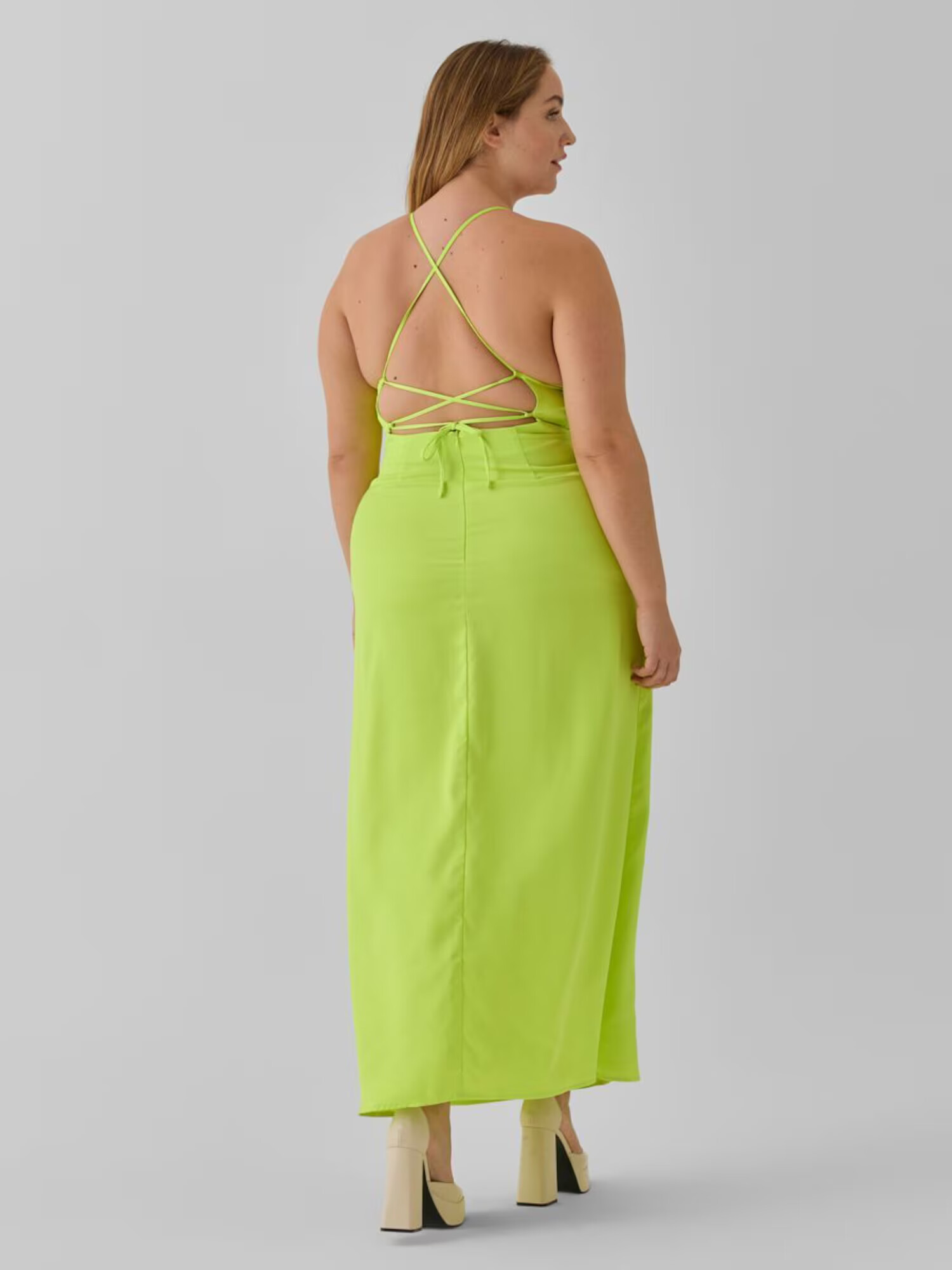 VERO MODA Rochie 'JOANN' verde kiwi - Pled.ro