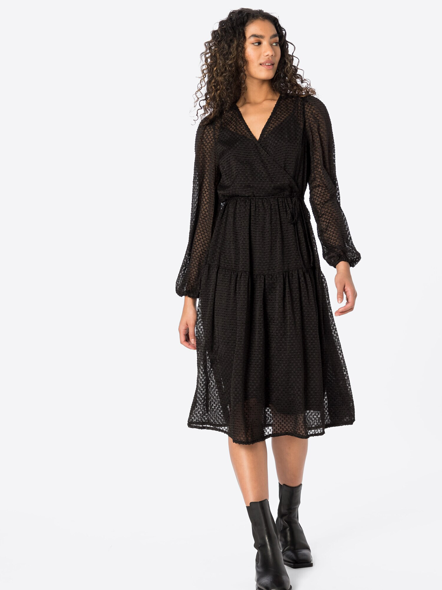 VERO MODA Rochie 'KROSA' negru - Pled.ro