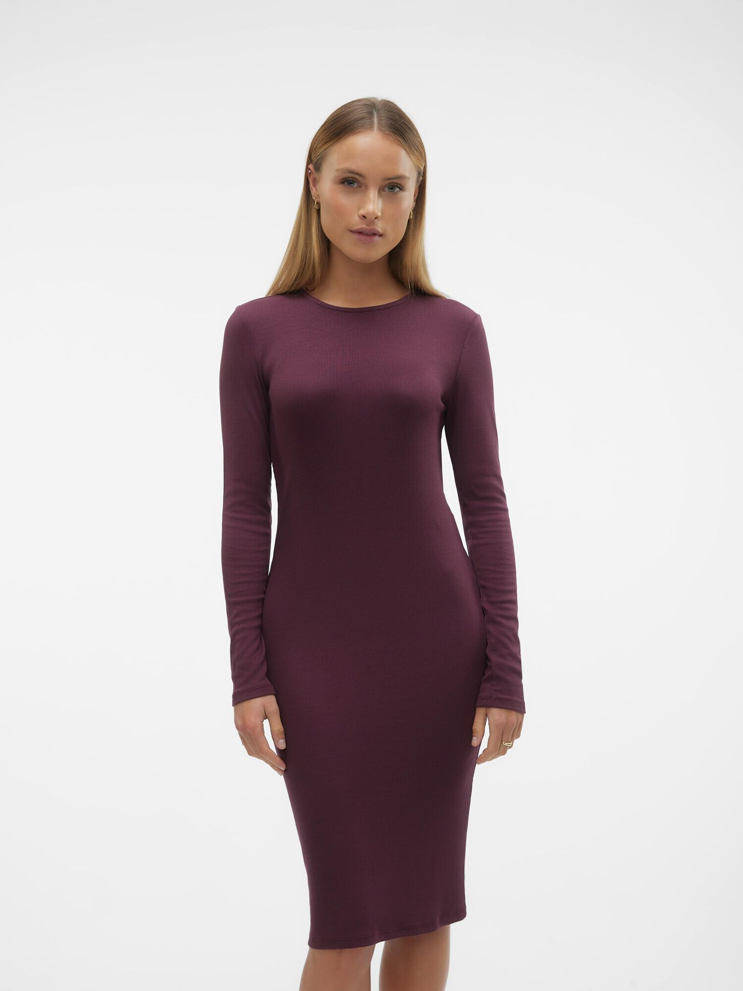 VERO MODA Rochie 'ROMA' roșu vin - Pled.ro